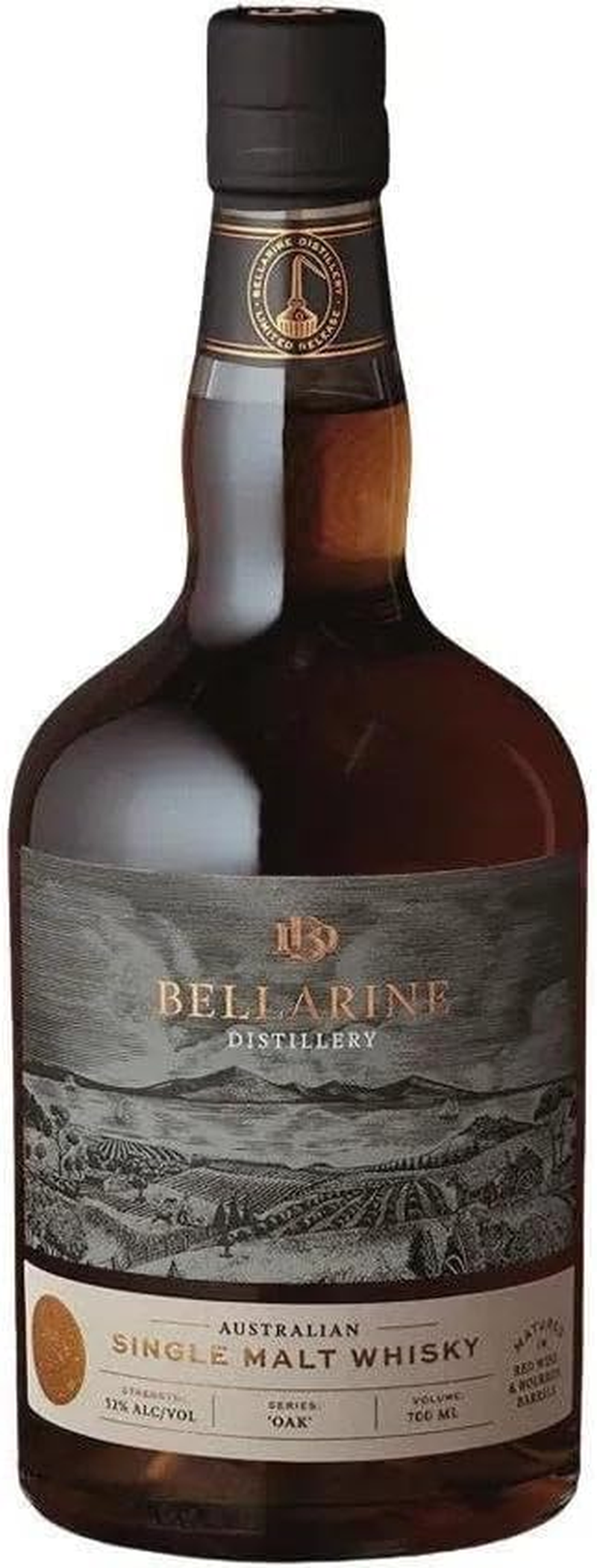 Bellarine Distillery Oak Series Single Malt Whisky 700Ml