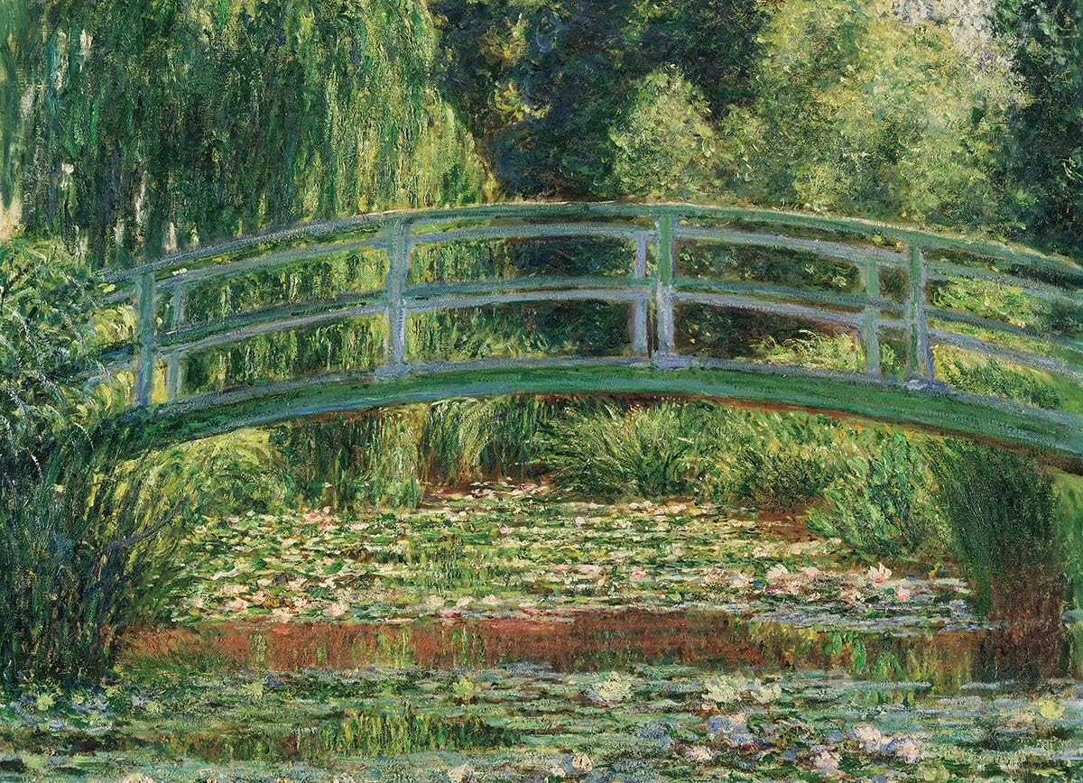 Eurographics the Japanese Footbridge by Claude Monet 1000-Piece Puzzle image number 2
