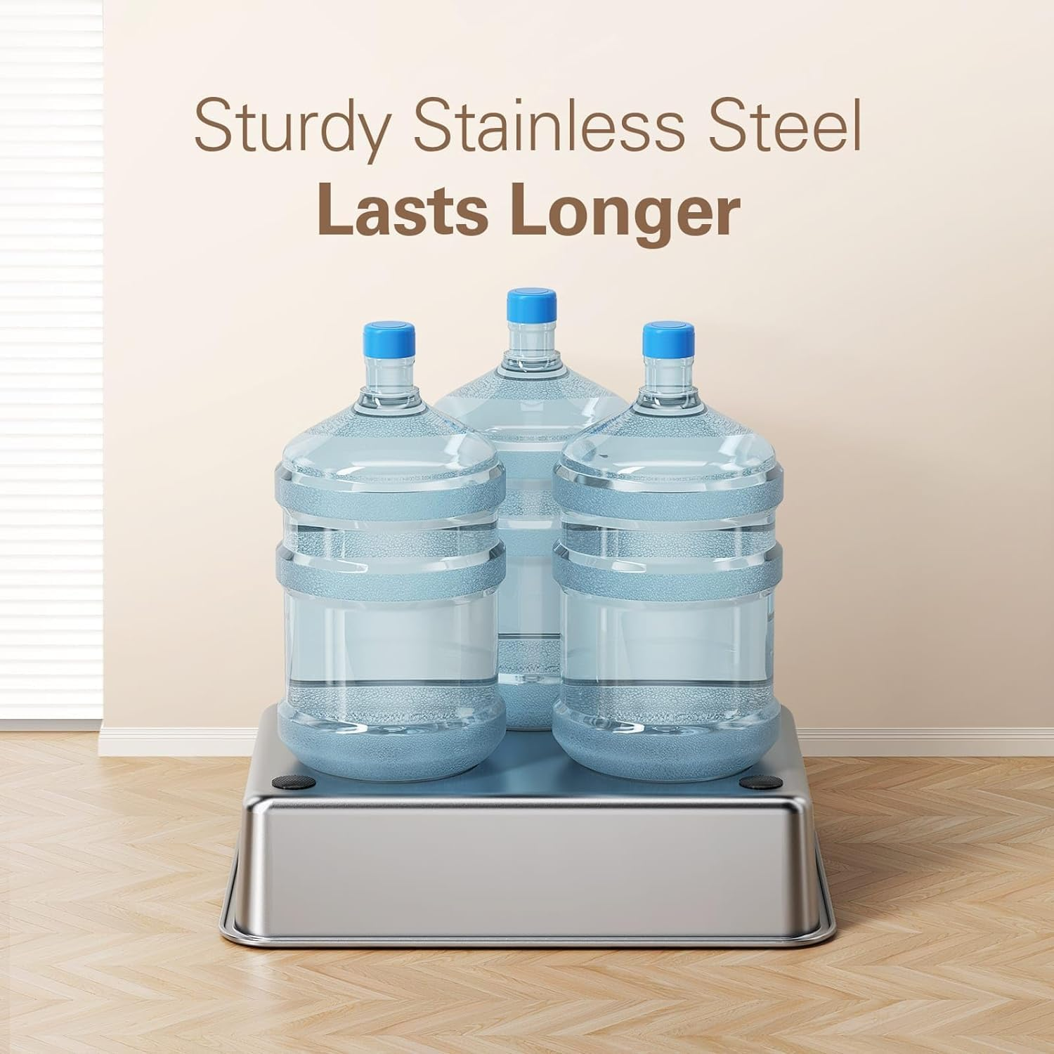 Extra Large Stainless Steel Litter Box with Lid, XL Metal Cat Litter Box for Big Cats, High Sided Litter Box Non-Sticky, Easy to Clean, Anti-Urine Leakage, Includes Litter Scoop image number 3