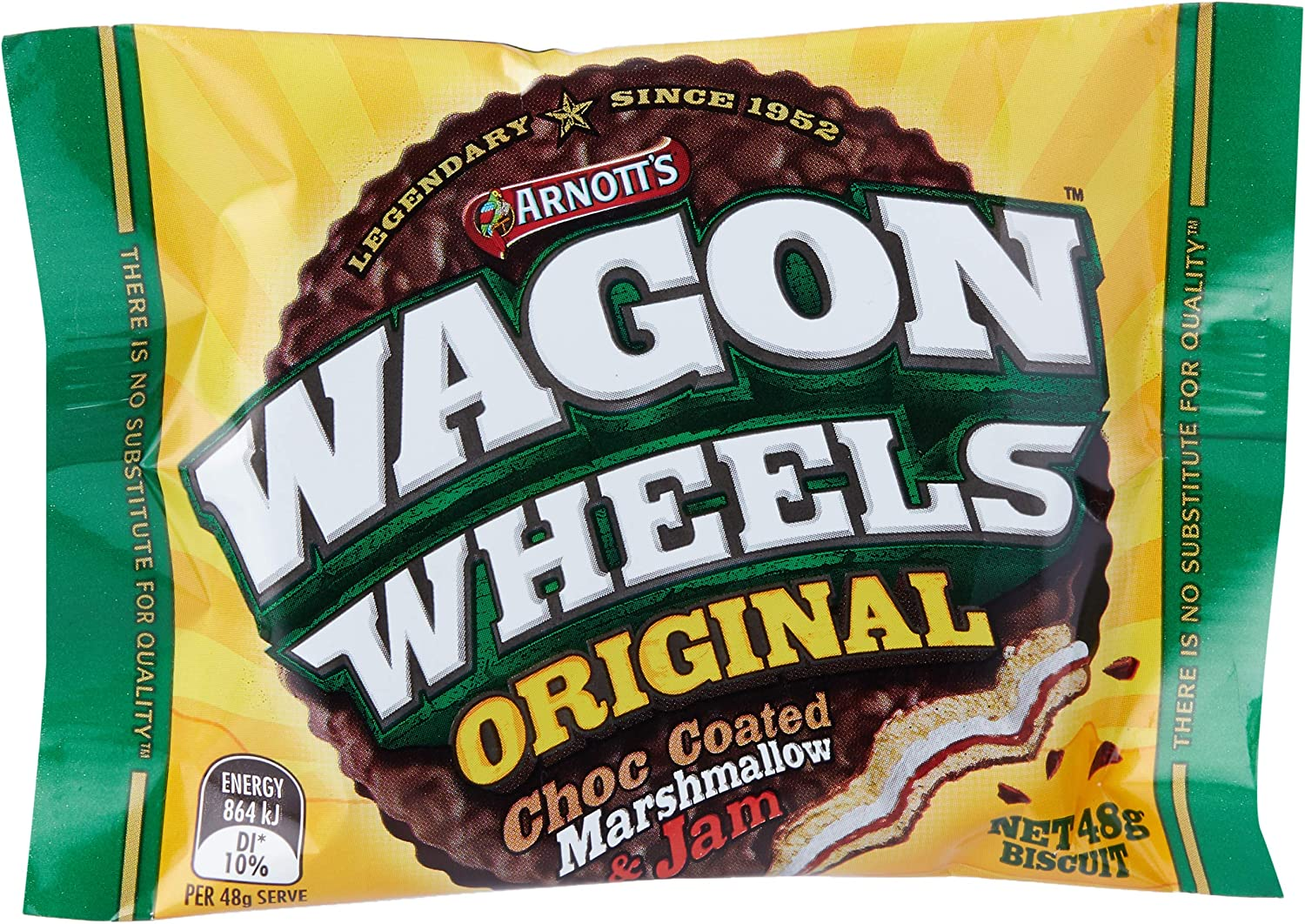 Arnott'S Wagon Wheels Original Chocolate Biscuits, 16 X 48 Grams image number 6