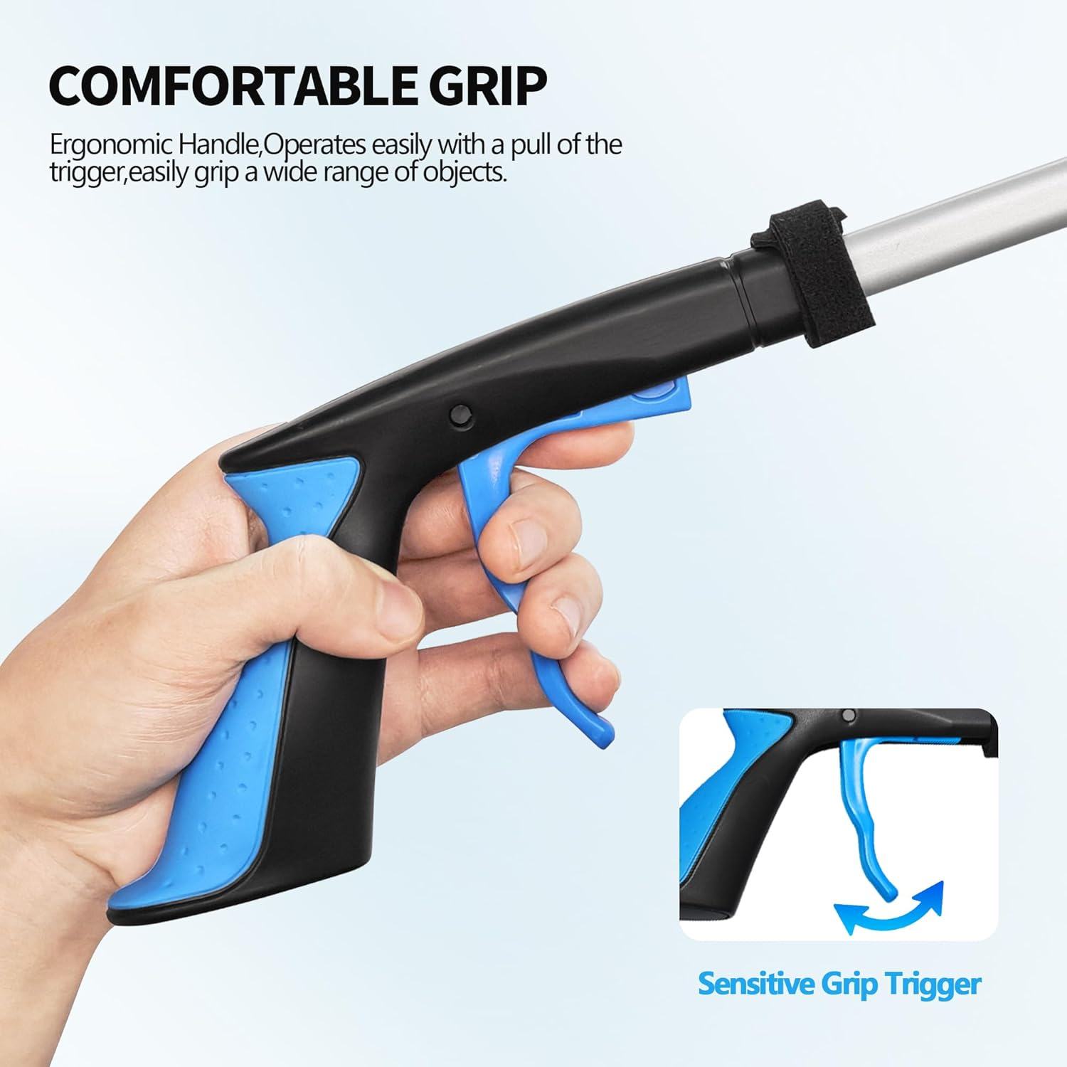 AWINNER Foldable Reacher Grabber Tool, 36 Inch, 360&deg; Rotating Jaw with Magnets, Lightweight image number 1