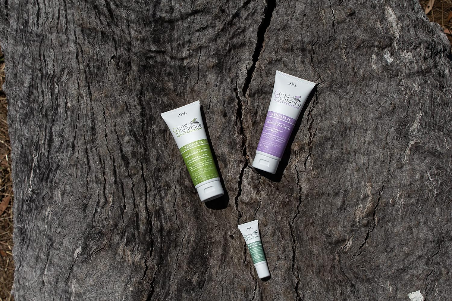 Good Riddance Adventure Pack - Australia'S Favourite Mosquito Repellent Pack - Includes Tropical Insect Repellent 100Ml, Sensitive Insect Repellent 100Ml, and Rescue Balm 10G image number 5