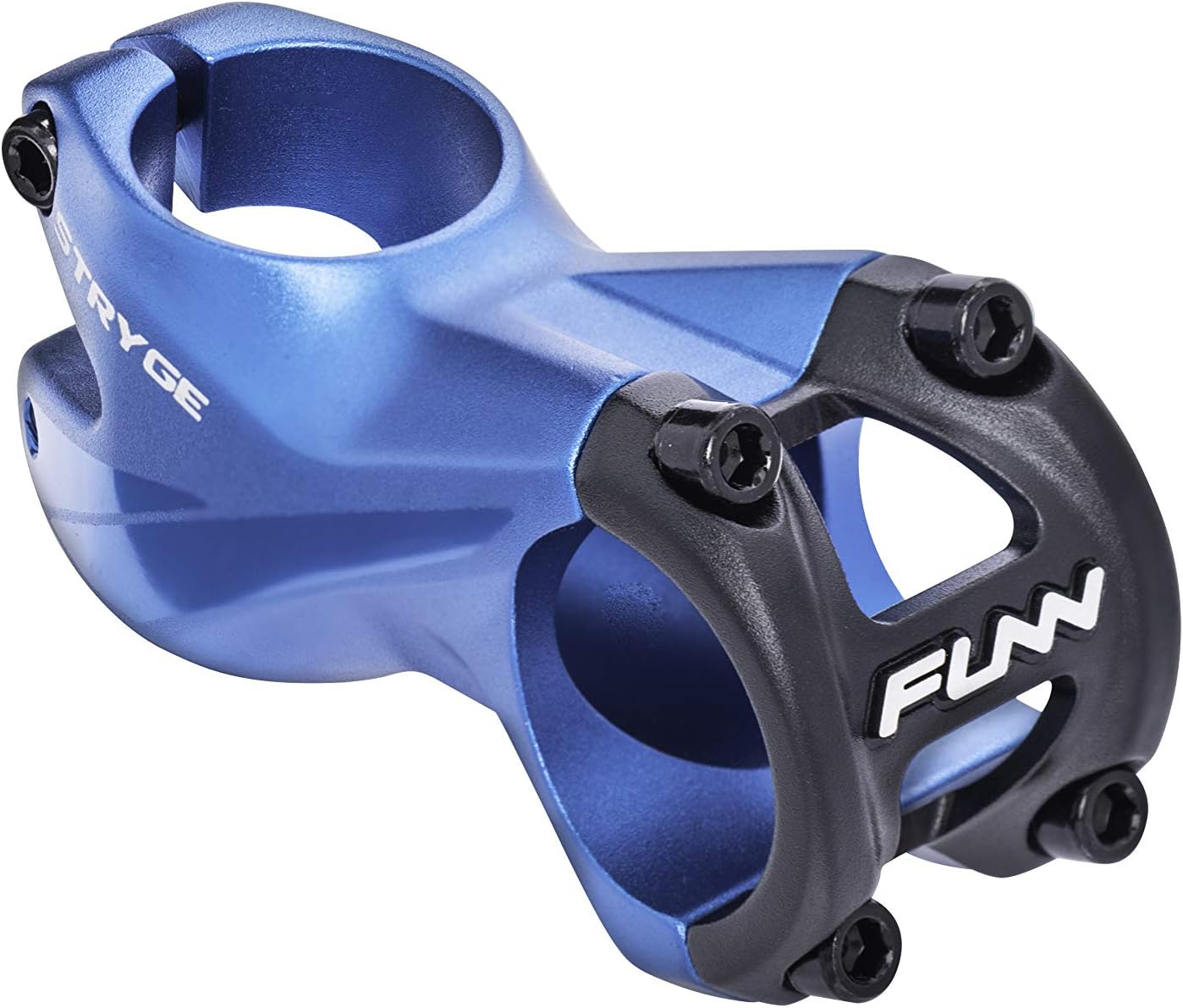 FUNN Bicycle Stem - STRYGE +7 - &empty;31.8, 80Mm, 7&deg; Rise, Steer 1-1/8", BLACK