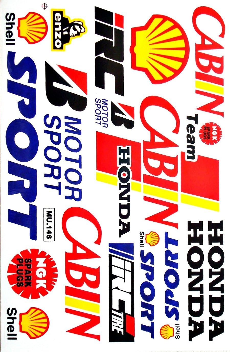 Dirt Bike Motorcycles Supercross Motocross ATV Lot 6 Vinyl Decals Stickers D6015 image number 4