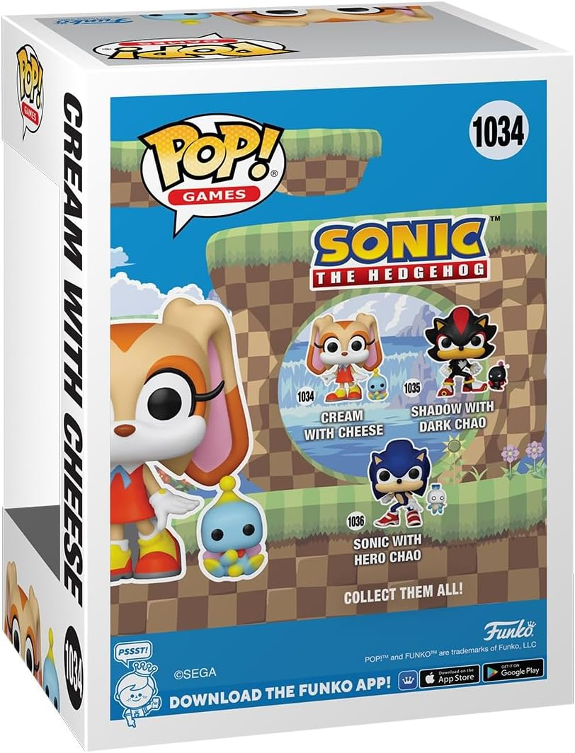 FUNKO POP! & Buddy: Sonic the Hedgehog - Cream with Cheese image number 6