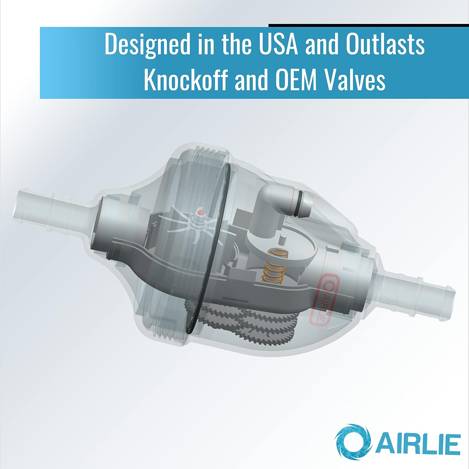 Airlie G52 Backup Valve Replacement Kit for Polaris Pool Cleaners 180, 280, 380, 480, Designed in USA for Longer Lifespan with Wear Resistant Technology, Replacement for Zodiac G52 image number 2
