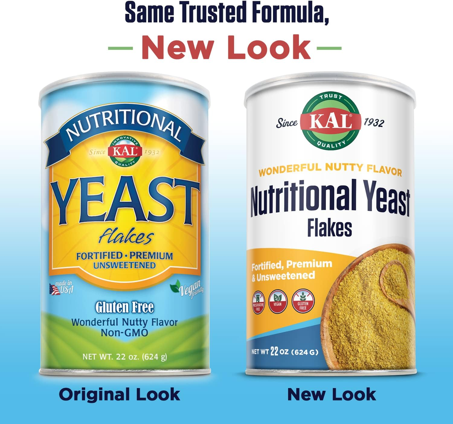 KAL Nutritional Yeast Flakes | Vitamin B12, Vegan, Non-Gmo, Gluten Free | Unsweetened, Great Flavor, No Bitter Aftertaste | Great for Cooking | 22 Oz image number 6