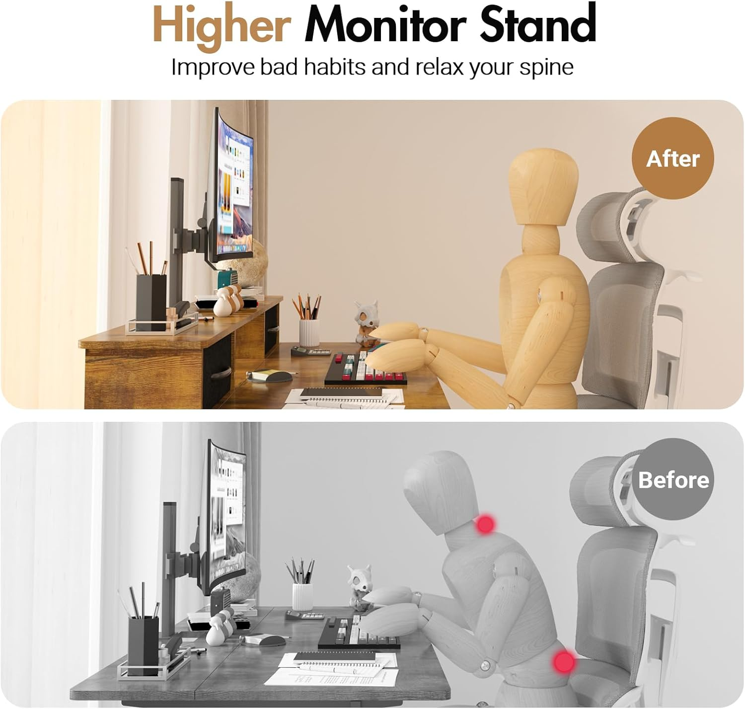 ADVWIN Electric Standing Desk with 2 Drawers, Adjustable Height Sit Stand up Desk with Storage Shelf, 120Cm Splice Board Walnut - Walnut Color image number 6