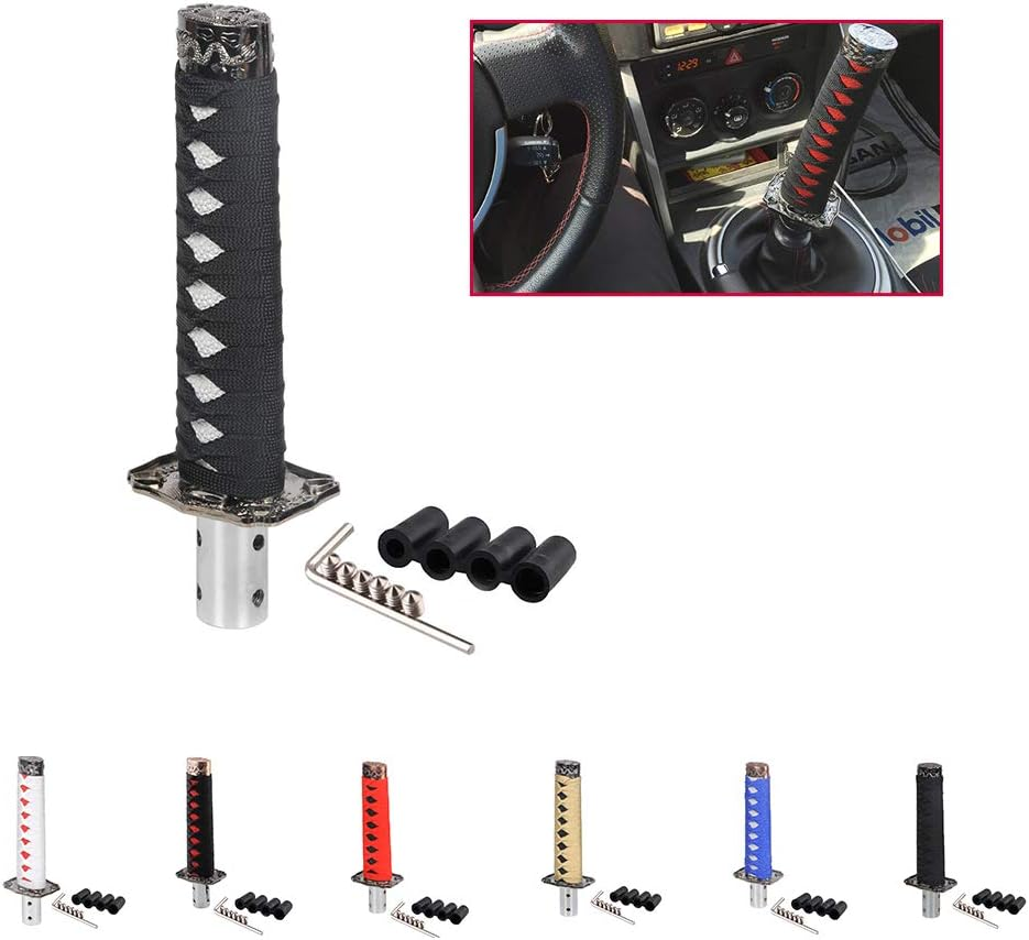 Ahumans Samurai Sword Shift Knob Automatic,Short Gear Shift Knob Catchers Gear Suitable for Manual Transmission Cars, Most Automatic Transmission Cars