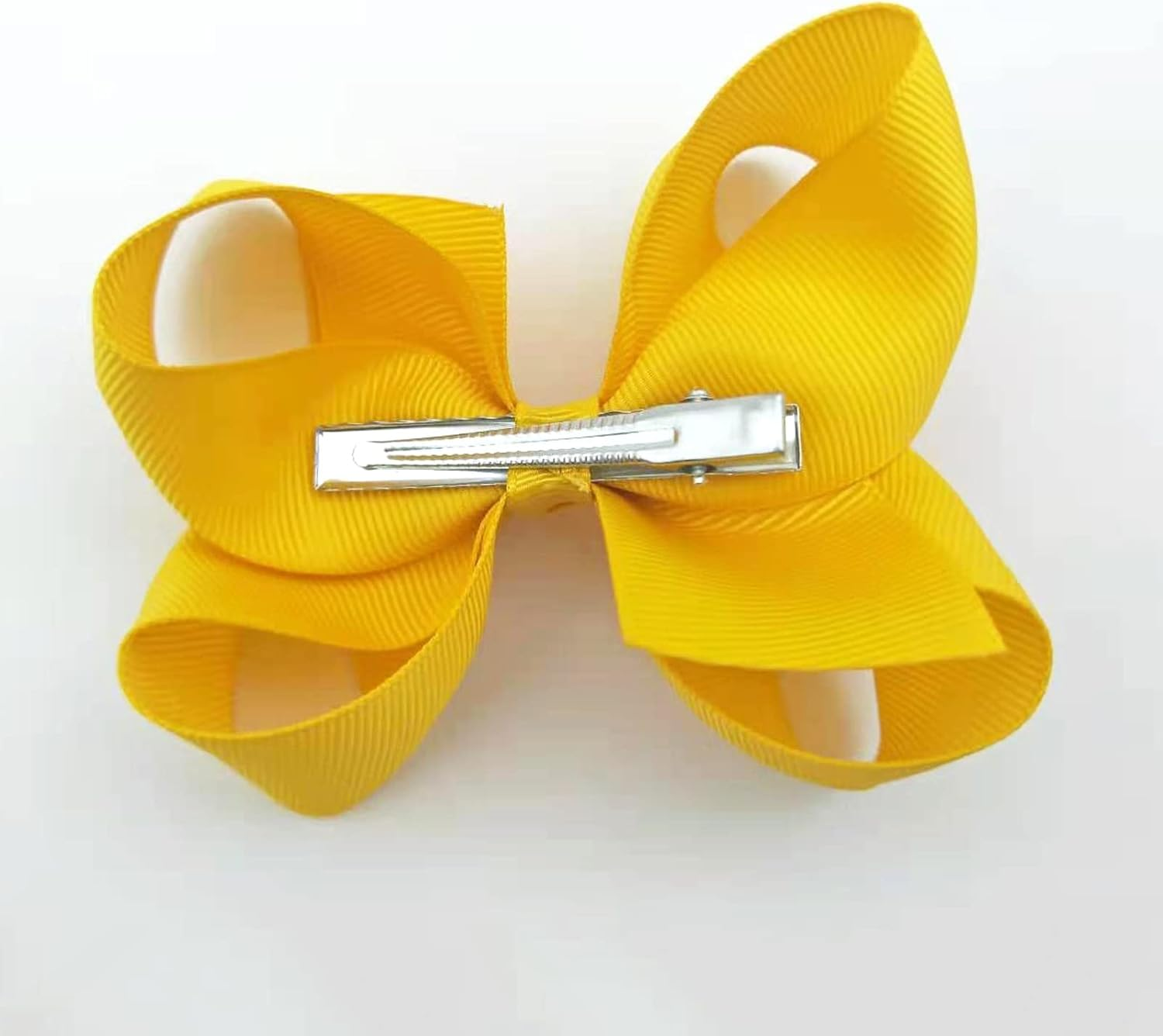 Red Bows for Girls,6Pcs Hand-Made Grosgrain Ribbon Hair Bows Alligator Clips Hair Accessories for Little Teen Toddler Girls Kids (Red) image number 4