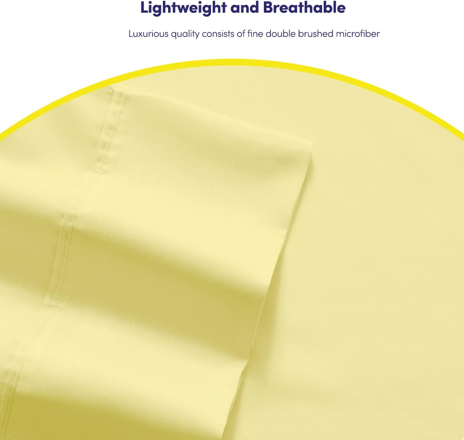 6 Piece 1500 Thread Count Deep Pocket Bed Sheet Set - 2 Extra Pillow Cases, Great Value image number 6