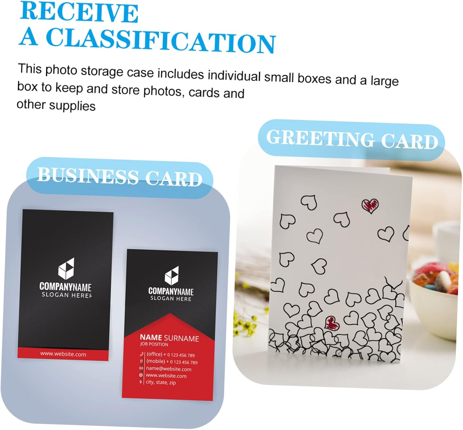 4X6 Inch Photo Storage Box and Organizer Case for Photos and Cards Colorful Single Piece Container Suitable for Craft Supplies and Home Organization in Australia image number 6