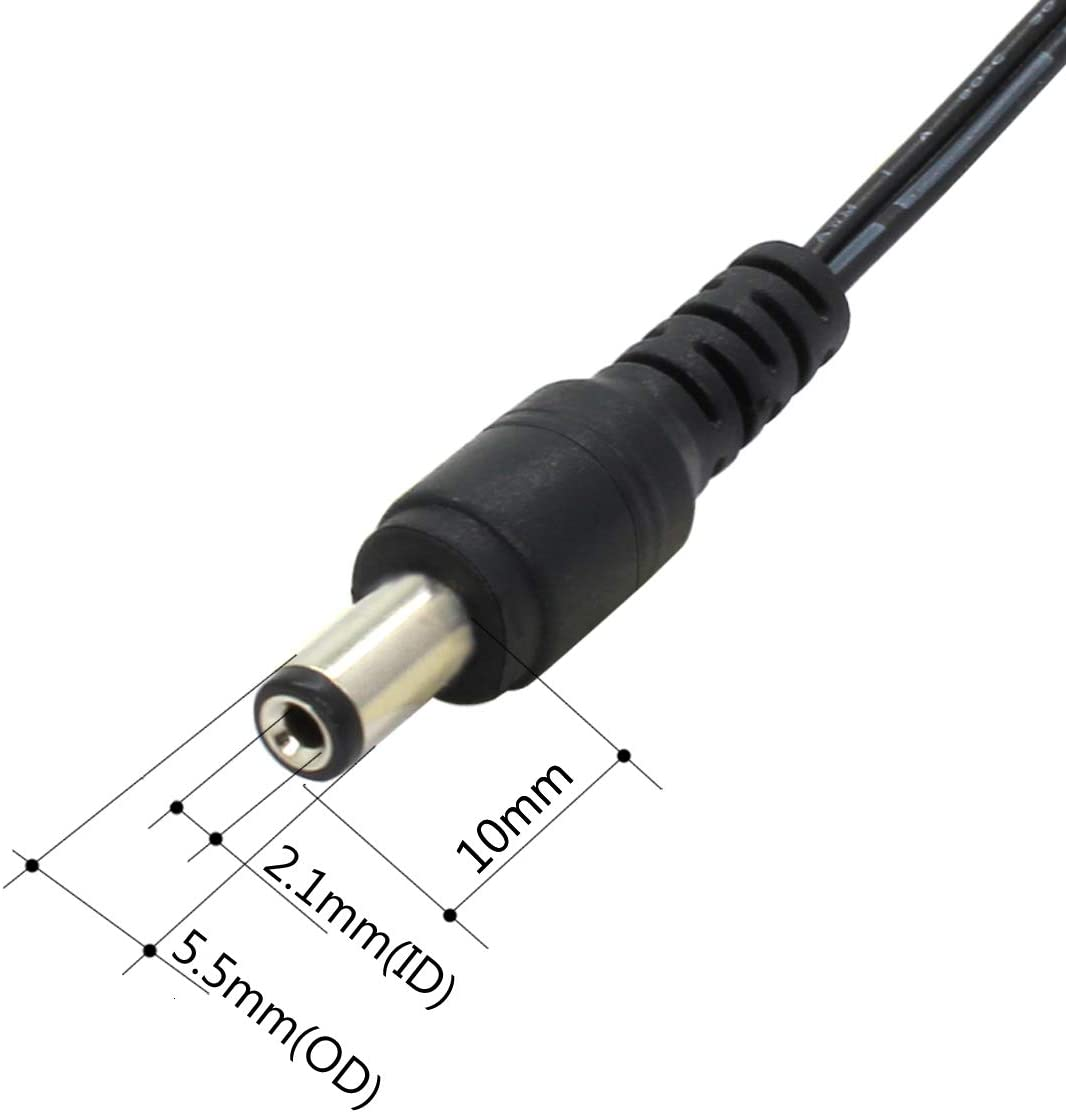 AC to DC 9V 1A Power Supply Adapter, Plug 5.5Mm X 2.1Mm, Center Negative, for Guitar Effects Pedal, 2 Meters image number 6