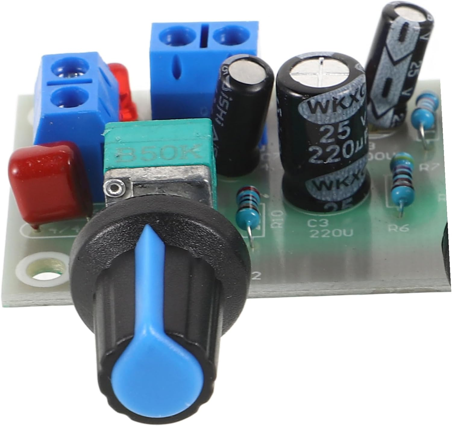 Homoyoyo Low Bass Amplifier Board with Single 10-24V Power Supply, Subwoofer Preamplifier Module, Low Pass Filter for DIY Speaker Audio Systems in Home Theater Random Color