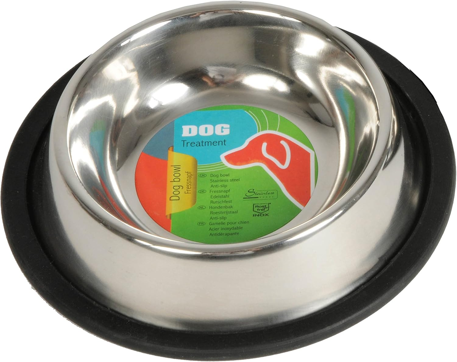 Unbekannt Dog 38945 Stainless Steel Dog Bowl 250 Ml