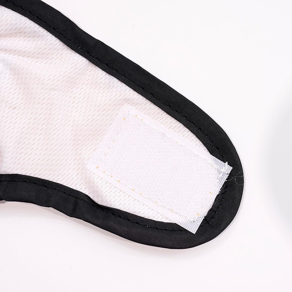 Reusable Cat Diapers and Stud Pants to Prevent Pee Marking - with Adjustable Tabs to Fit Safety Pants, anti Mating and anti Harassment Physiological Pants (Black, M, Count, 1) image number 5