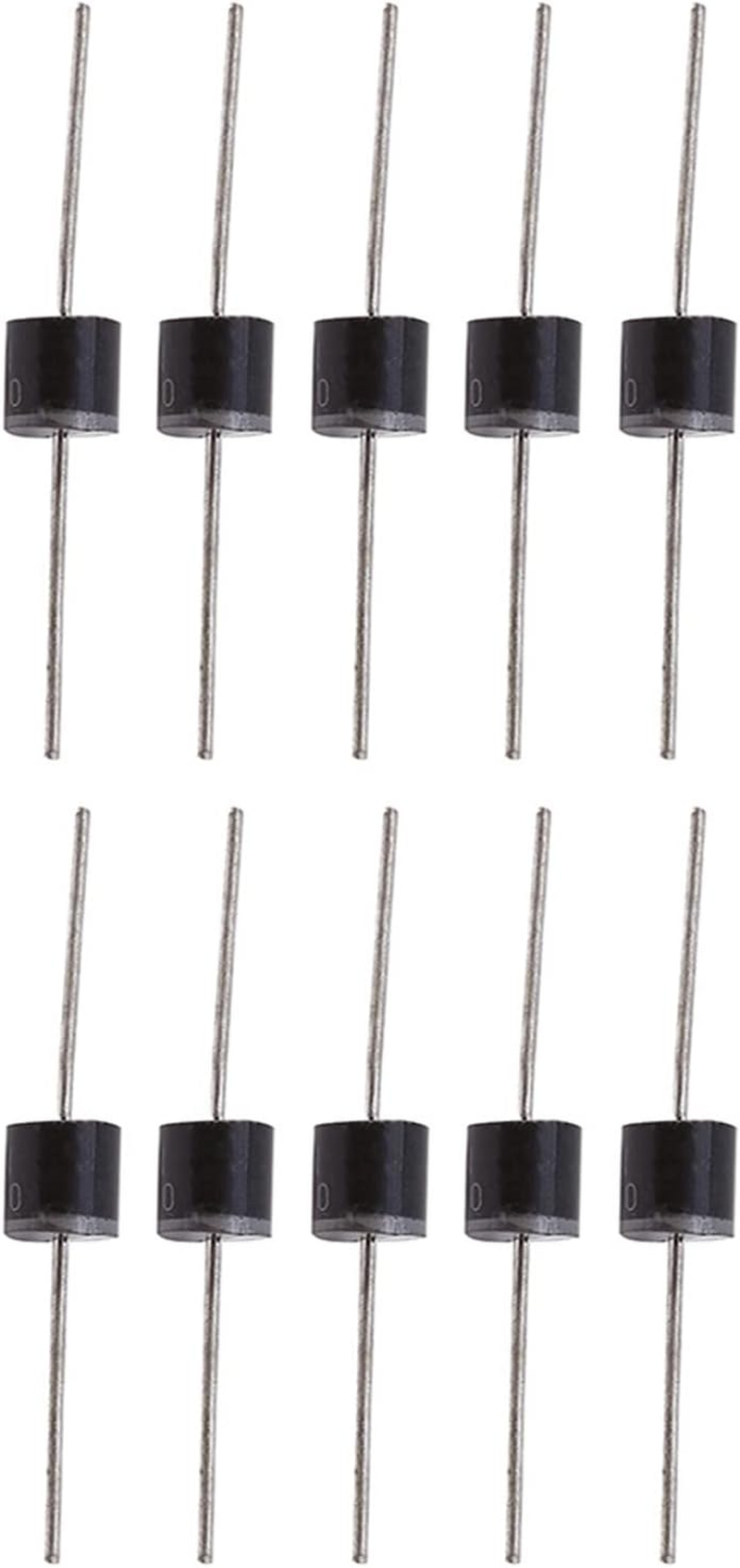 50Pcs 10A10 1000V High Voltage Rectifier Diodes, Eco-Friendly Unleaded, Low Forward Voltage Drop, High Current Capability, for Car Circuits image number 6