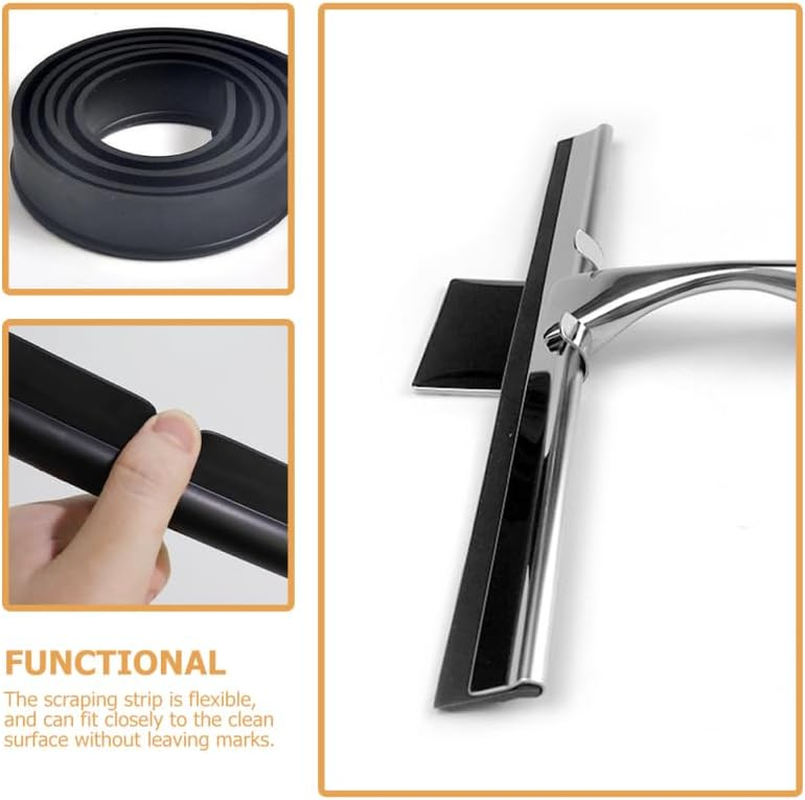 OSALADI Window Squeegee Replacement Rubber 35 Cm Pack of 5 for Window Cleaning Squeegee image number 5