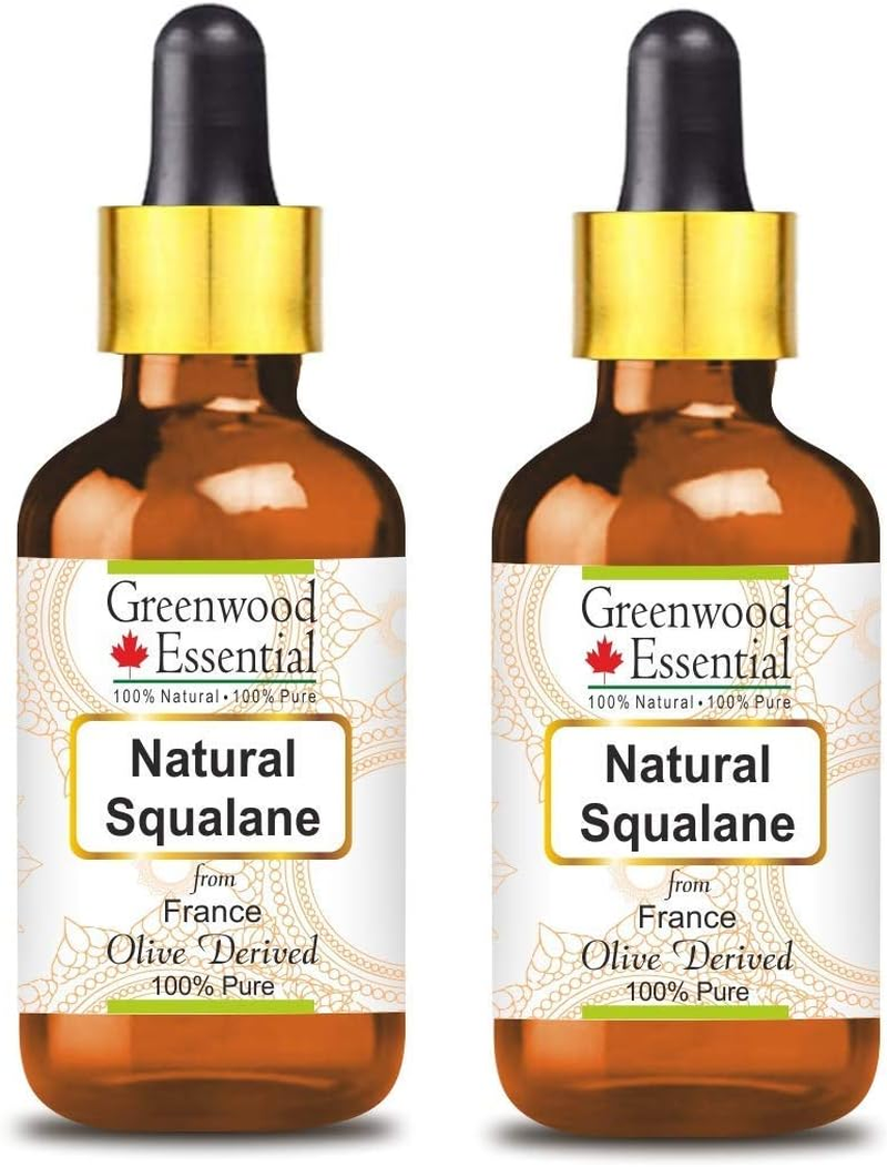 Greenwood Essential Natural Squalane Oil (Derived from Olives)| Infused | Pure | Non-Sticky | Lightweight | for Hair Care Routines | Men & Women | Traditional Use | Natural | 15Ml X 2 (1 Oz) image number 4