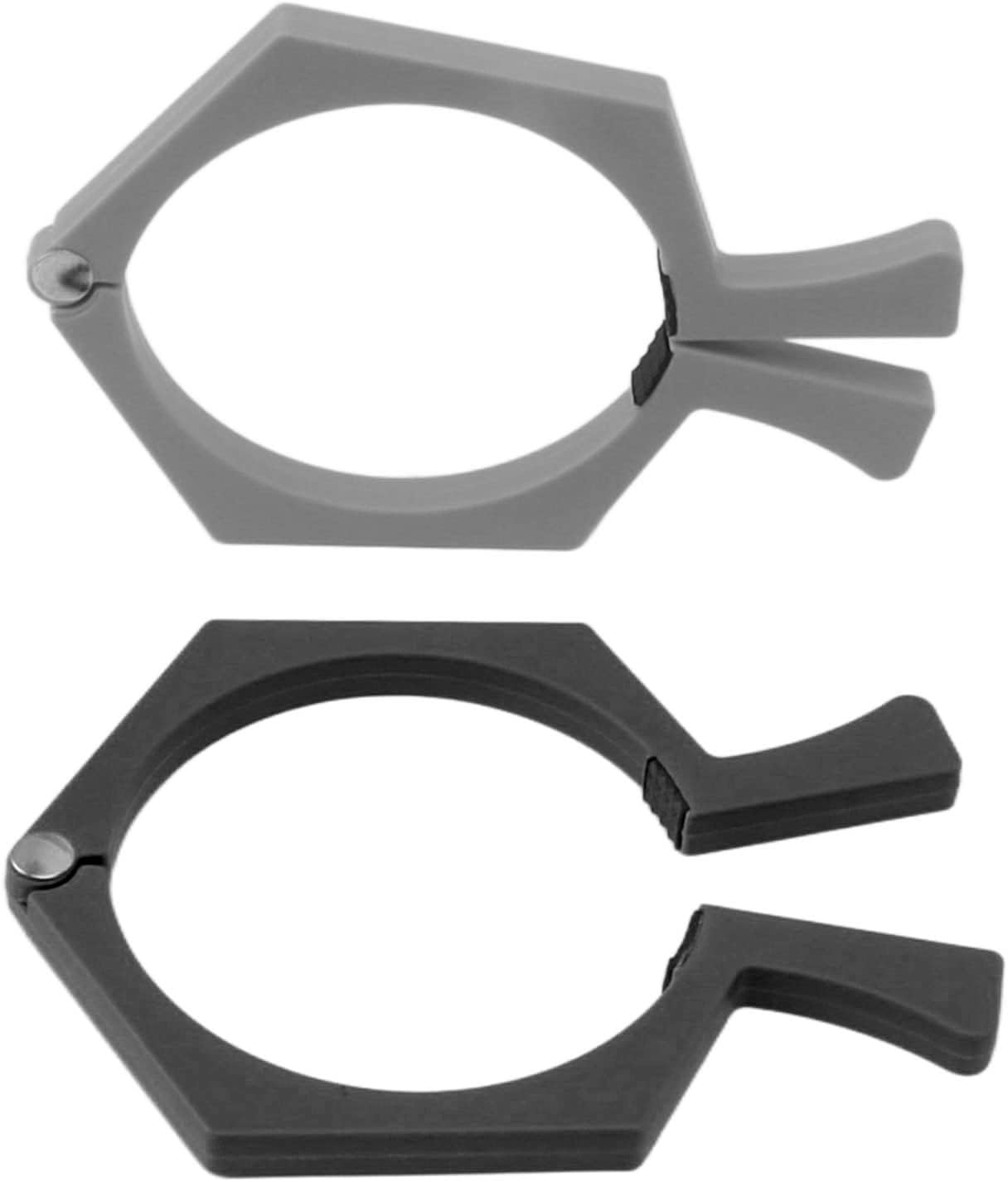 Sublimation Tumblers Pinch, Sublimation Cup Clamp Reduce Grip Strength Nonslip Silicone ABS for Heat Press Parts (And Blue)