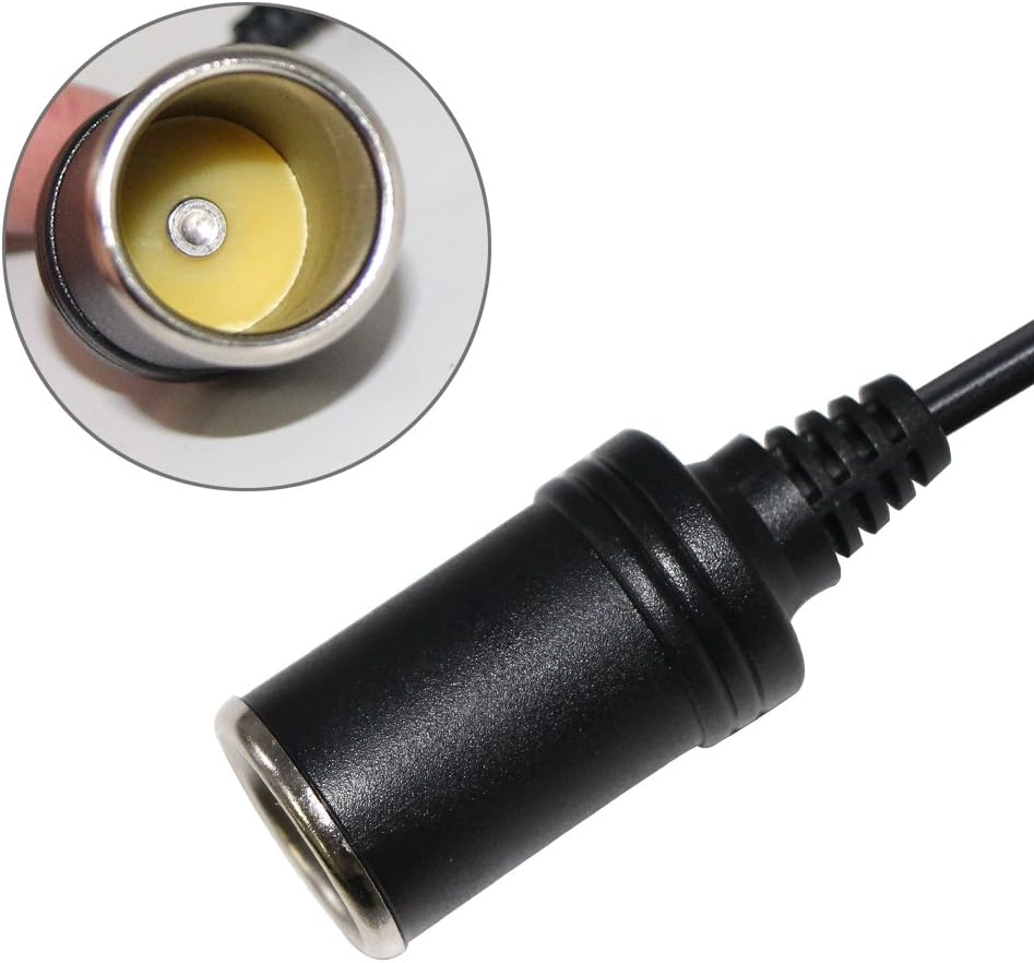 5V Step up 12V Socket to USD Converter Cable,Usb a Convert Cigarette Lighterfemale Socket 5Volt to 12 Volt 30Cm(2Pack) image number 2