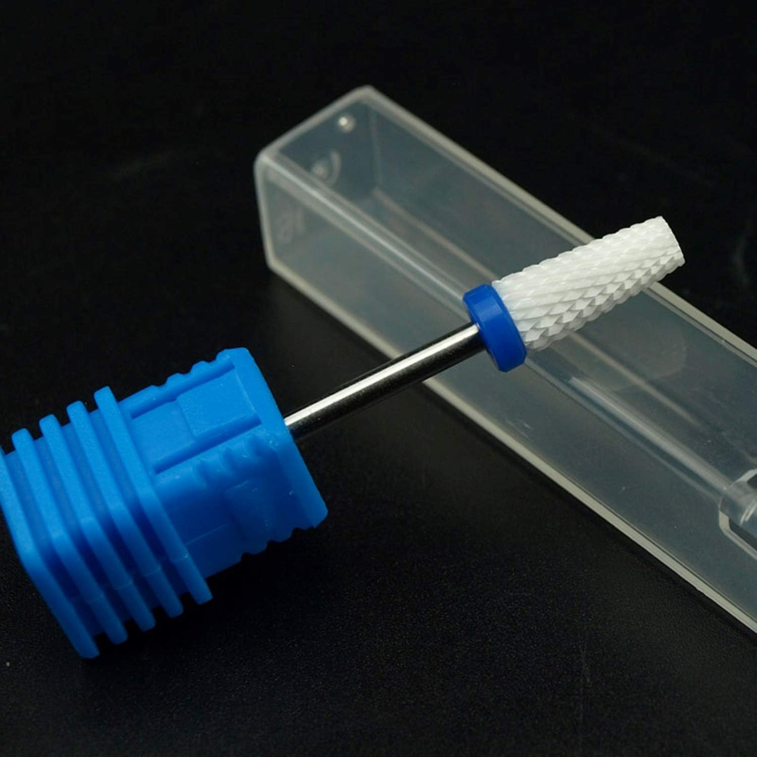 Natury Nails Ceramic Nail Cutter Manicure Pedicure Nail Polish Acrylic Nails Gel Nail Cutter File Blue Medium Grit image number 1