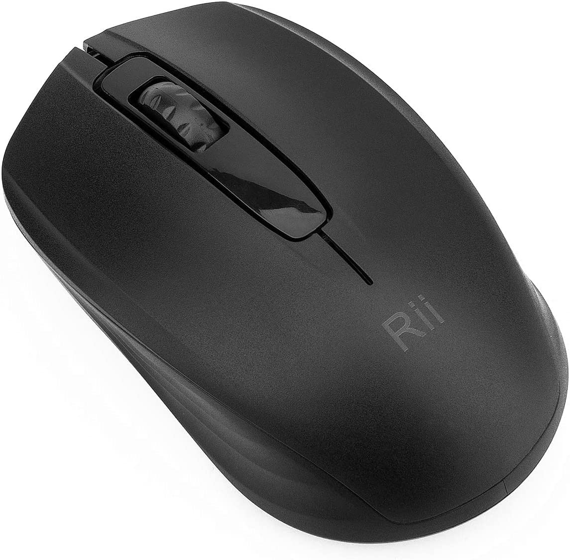 Rii RF 2.4 Ghz Wireless Optical Mouse Included Wireless USB Dongle Black image number 3