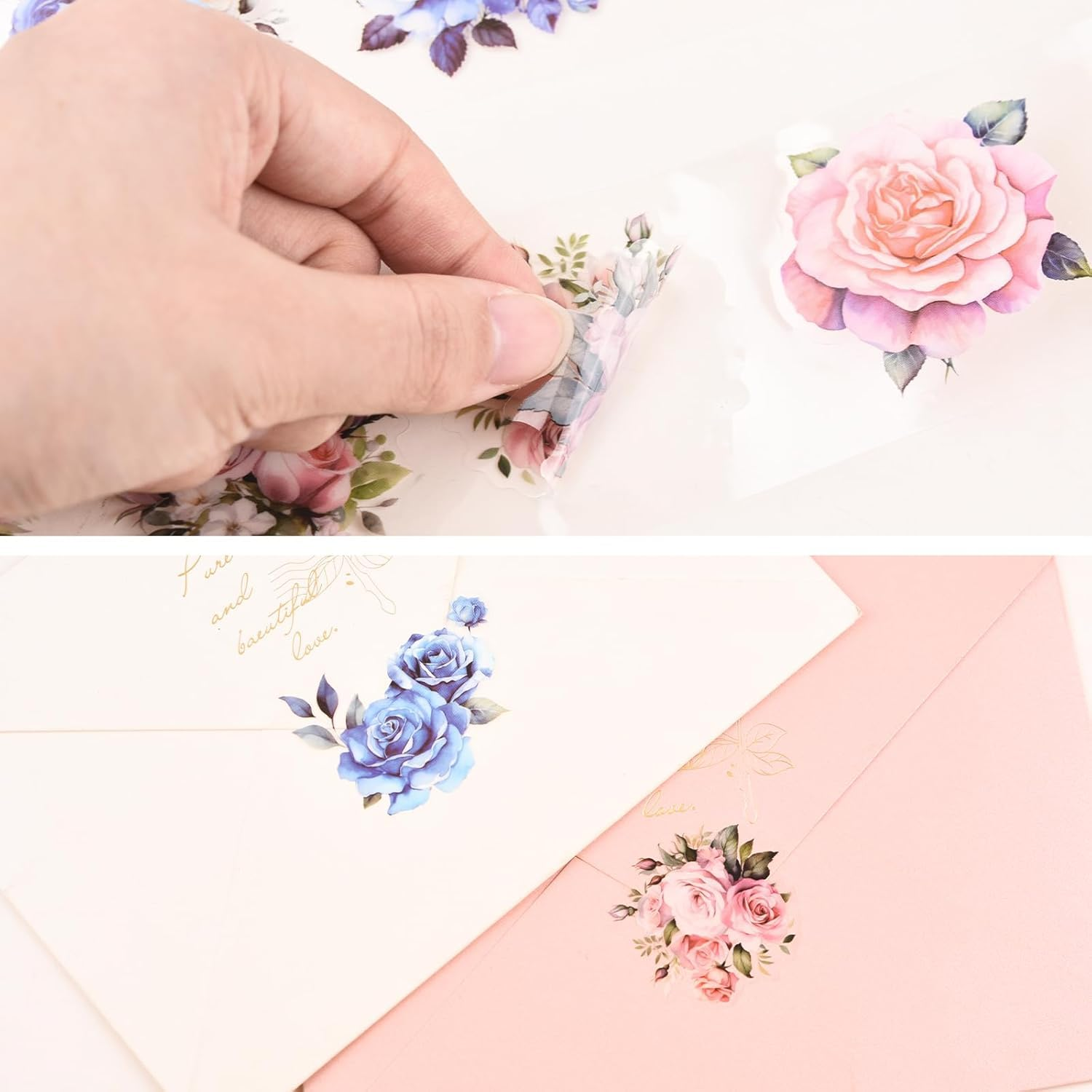 2 Rolls Plant Themed Decoration Stickers Tape Set,5Cm*20Cm Scrapbook Plant Decor for Scrapbooking,Junk Journaling,Crafting,Diy Projects,Diaries, and Art Supplies image number 5