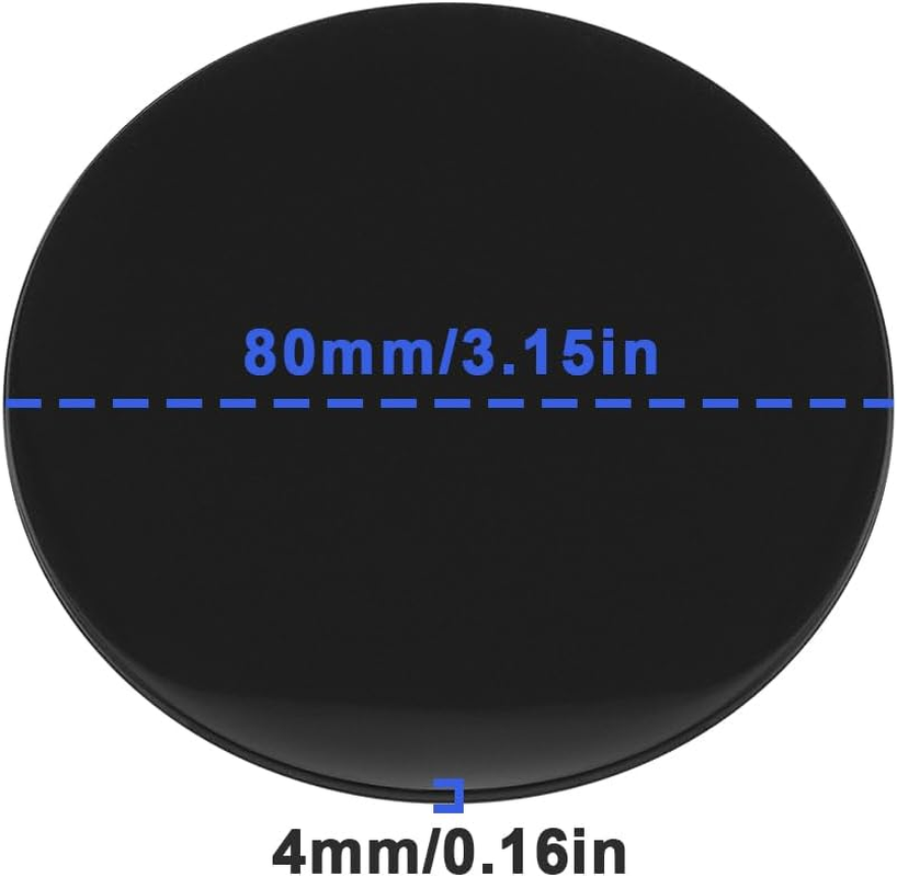 SING F LTD 3Pcs Adhesive Dashboard Pad Disc Dashboard Suction Pad Double-Stick Adhesive Backing Compatible with Dash Cam GPS Car Phone Mount Black image number 1