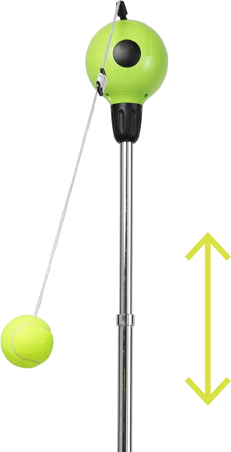 Wireless Connection Totem Tennis Kit | Swing Ball Game Measures & Records Metrics on APP for Tennis Training. All Surface Indoor & Outdoor Tetherball Sports Equipment for 1 or 2 Players image number 5