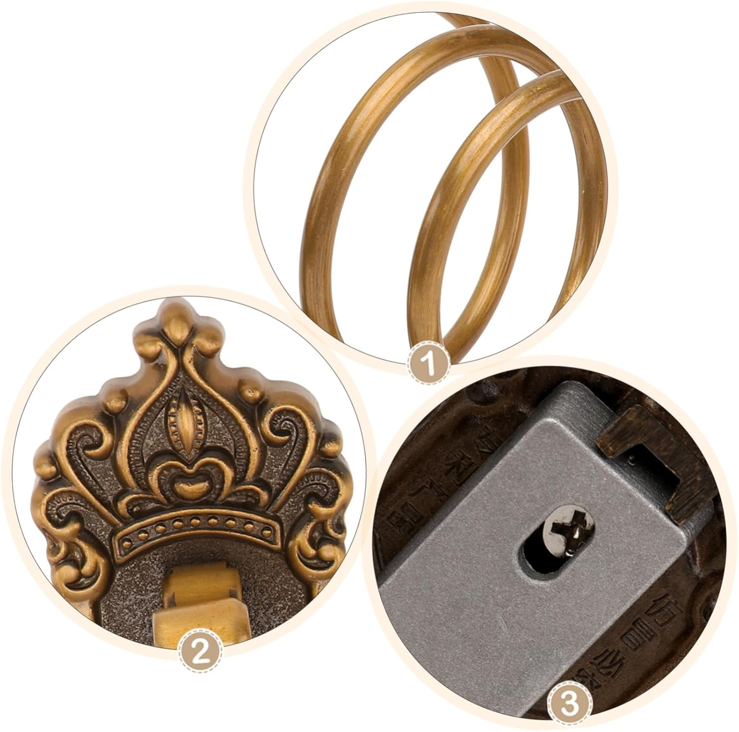 FRCOLOR Hair Dryer Organizer Spiral Rack Hands Hair Dryer Holder Storage Holder image number 1