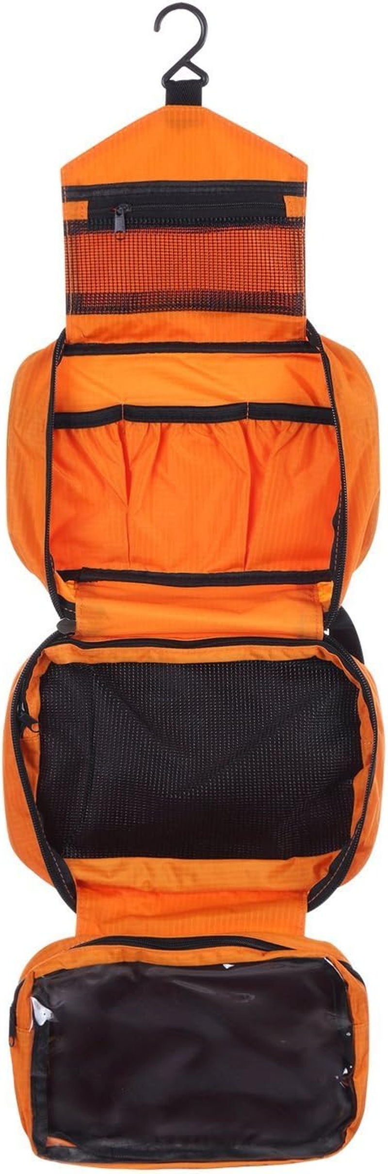 CYBERNOVA Multi-Functional Waterproof Compact Hanging Cosmetic Travel Bag Toilet Bag Toiletry Bag Washbag Organizer Kits/Cosmetic Pouch/Personal Care Hygiene Purse (Yellow-Greeen) image number 2