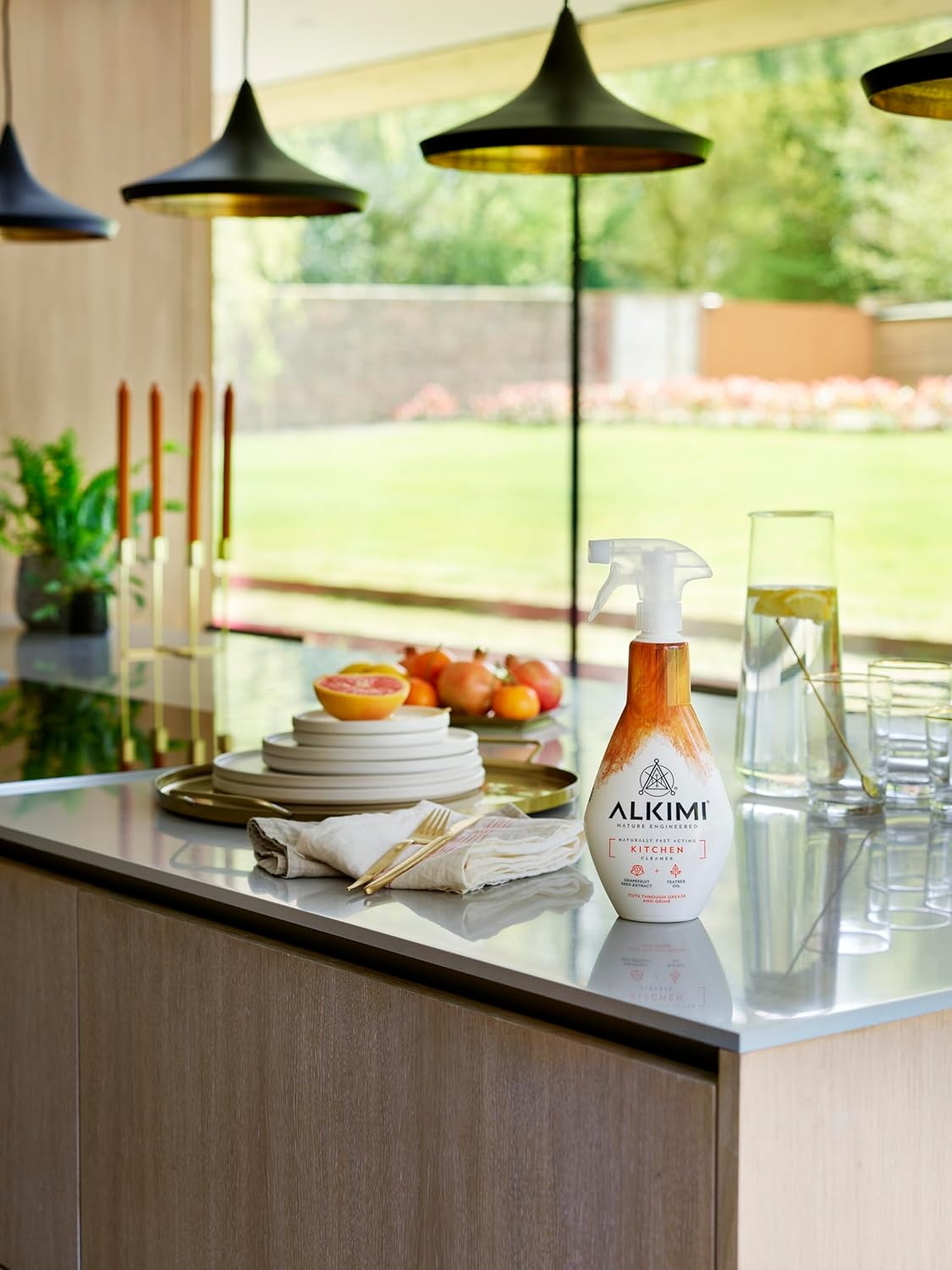 ALKIMI 500 Ml Kitchen Cleaner with Grapefruit Seed Extract and Tea Tree Oil (Pack of 2)