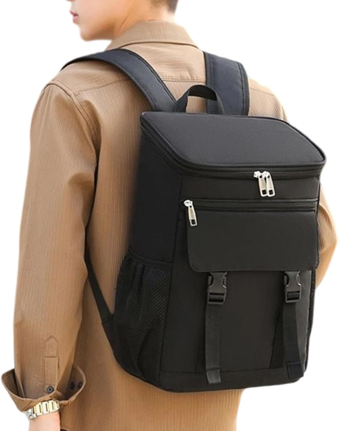 Cooler Backpack,Hiking Insulated Cooler Bag | Insulated Cool Bag Leakproof for Hiking BBQ Camping Daily Sports Travel Beach Fishing Cycling Commutes image number 5