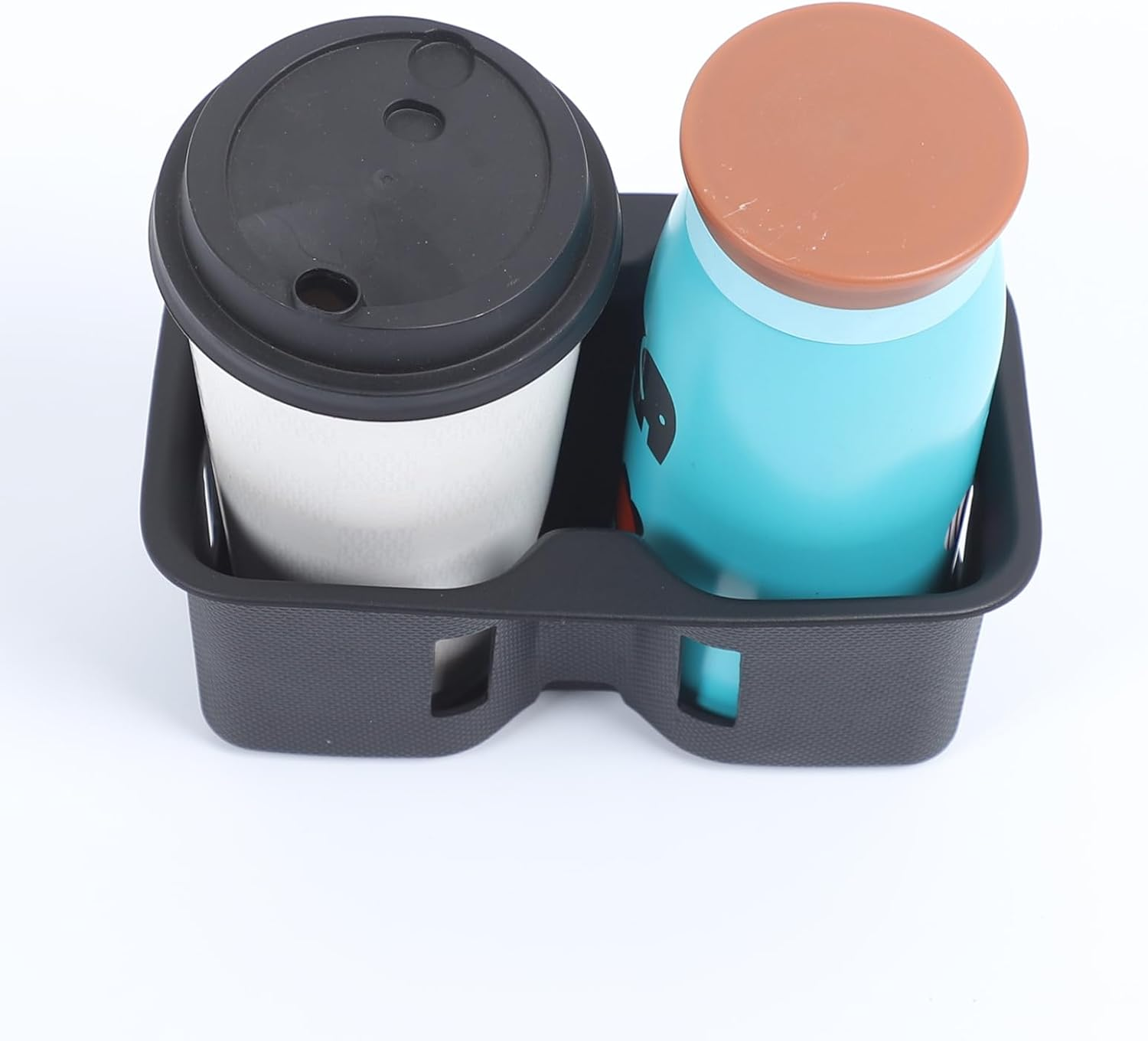 Cup Holder Insert Compatible with BYD Shark 6 Pickup 2024-2025 Accessories | Soft TPE Console Cup Drink Liner | 1PC Set