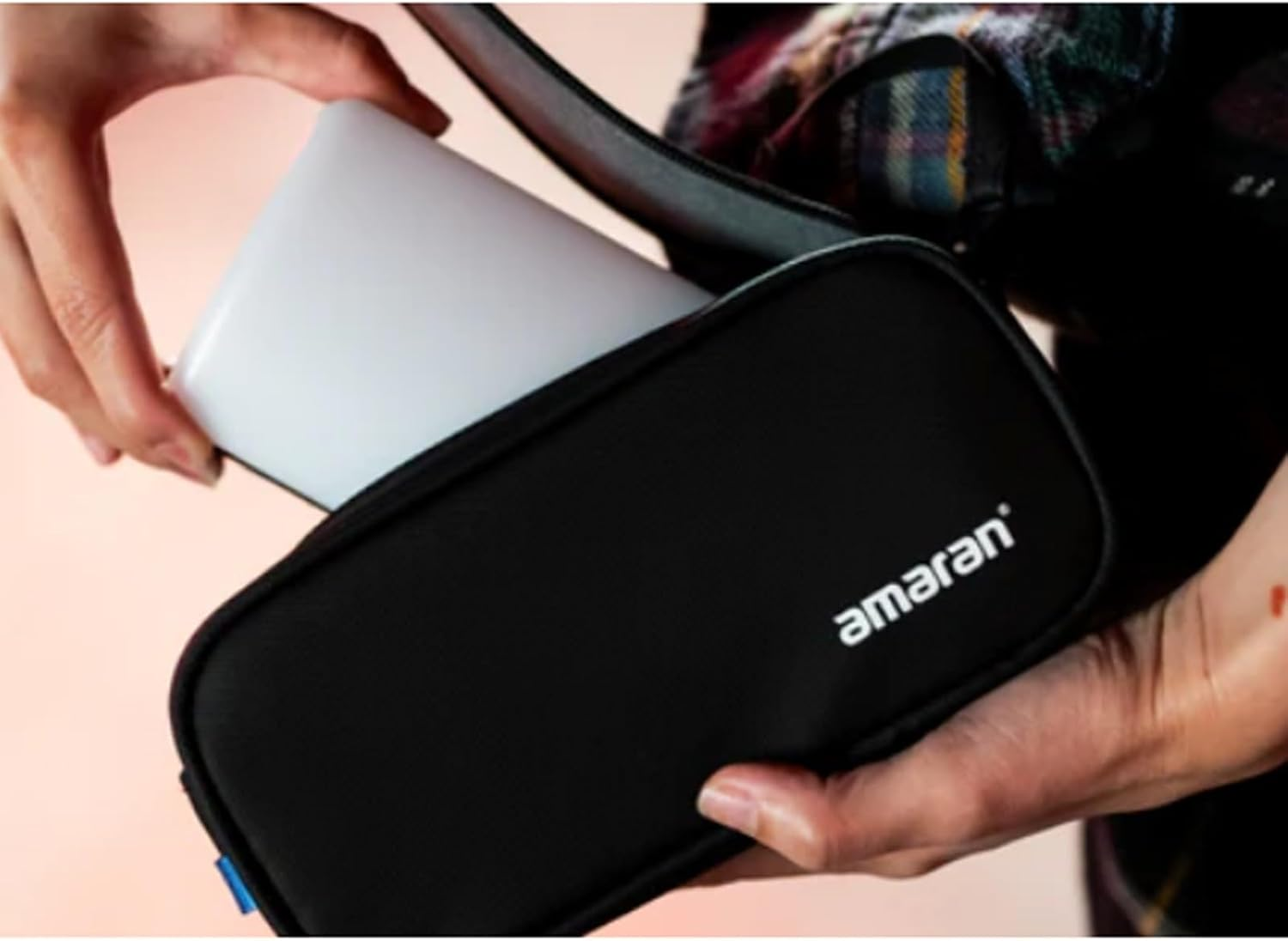 Amaran Ace 25C Kit Camera Video Light with Carrying Case,Mini Tripod,25W CCT 2300K-10000K RGB Pocket Light Support APP Control,Rechargeable PD Charging for Tiktok, Creator, Photographer(Charcoal) image number 1