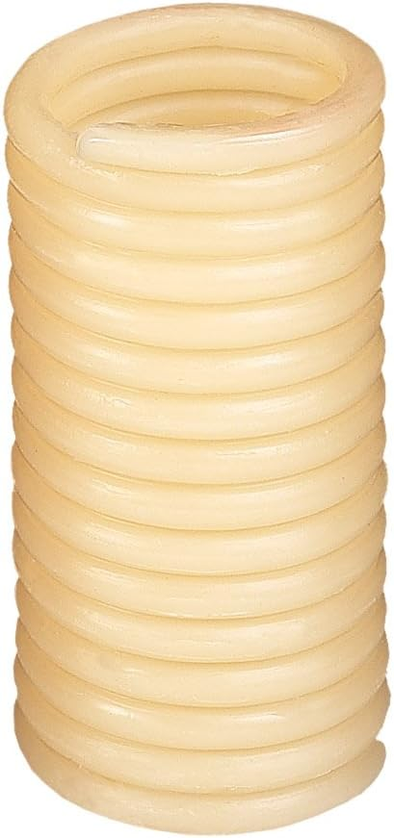 Candle by the Hour 80-Hour Candle with Glass Cylinder, Eco-Friendly Natural Beeswax with Cotton Wick, Yellow image number 2