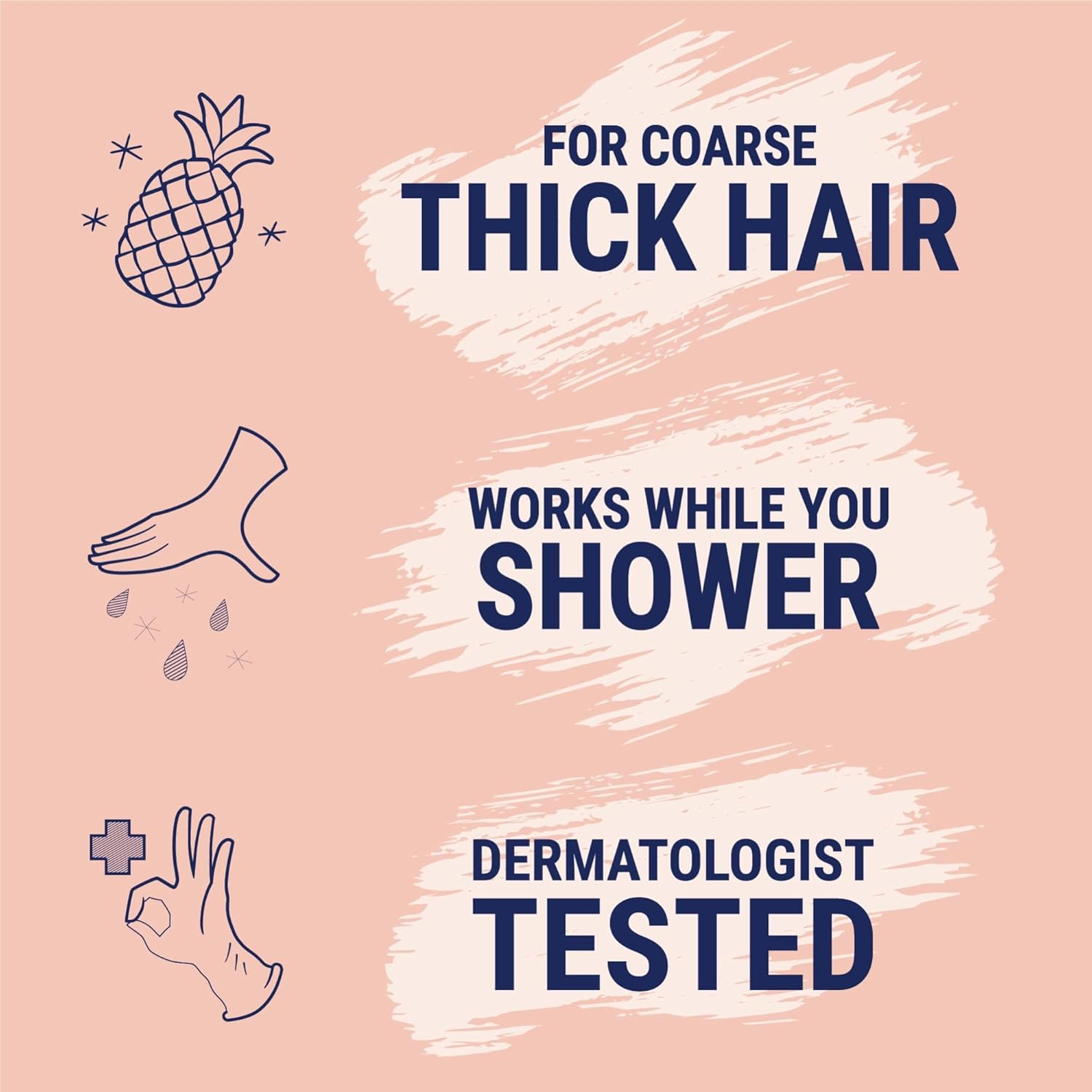 Nair Sensitive Formula Shower Cream Hair Remover with Coconut Oil and Vitamin E, 12.6Oz image number 4