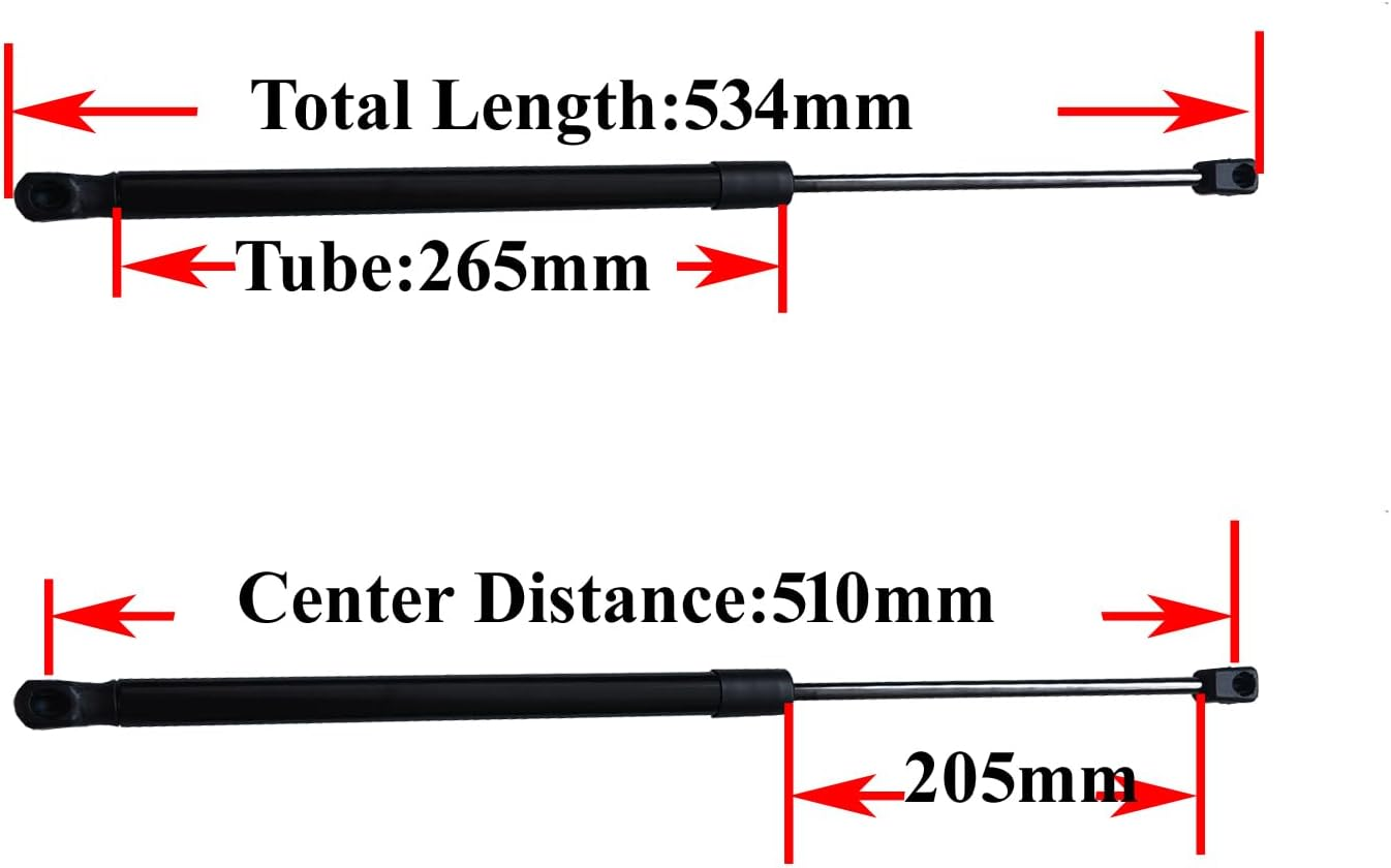 2 Tailgate Boot Gas Struts Fit for Suzuki Swift 2011-2017 FZ Hatchback 81850-68L00 81860-68L00 Rear Hatch Door Trunk Lid Liftgate Lift Support Shock Springs image number 1