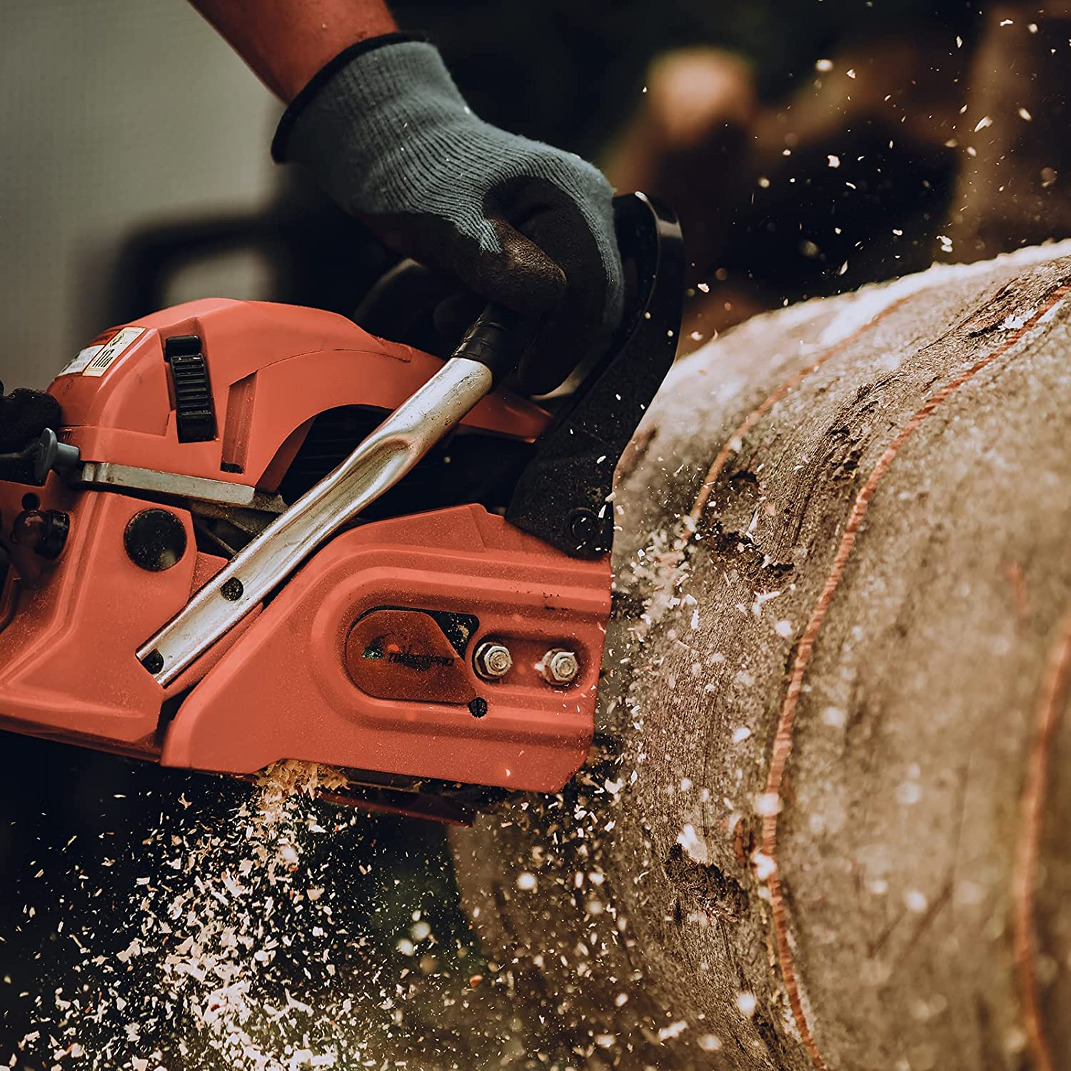 4 Pack 16 Inch Chainsaw Chain 3/8" LP Pitch .043'' Gauge 56 Drive Links Fits Milwaukee, EGO, Dewalt, Greenworks and More image number 6