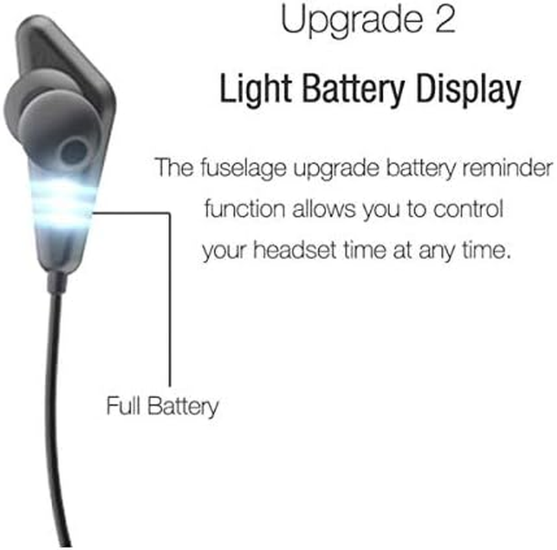 Headphones Neckband Earphones with HD Mic 68Hrs Black image number 6