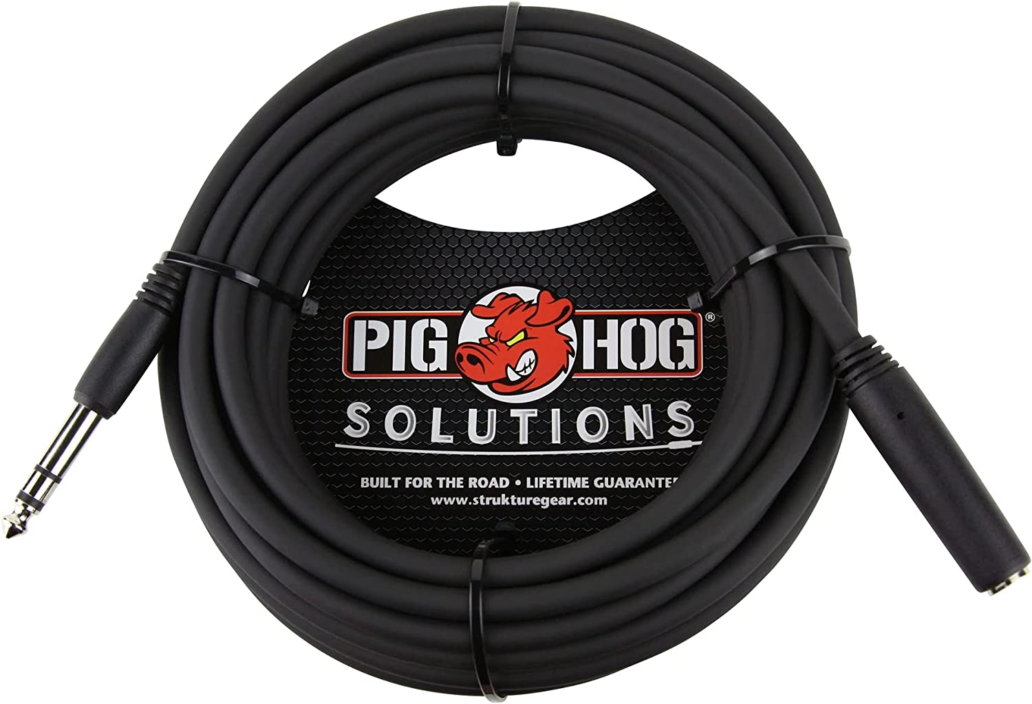 Pig Hog PHX14-10 1/4" TRSF to 1/4" TRSM Headphone Extension Cable, 10 Feet image number 3