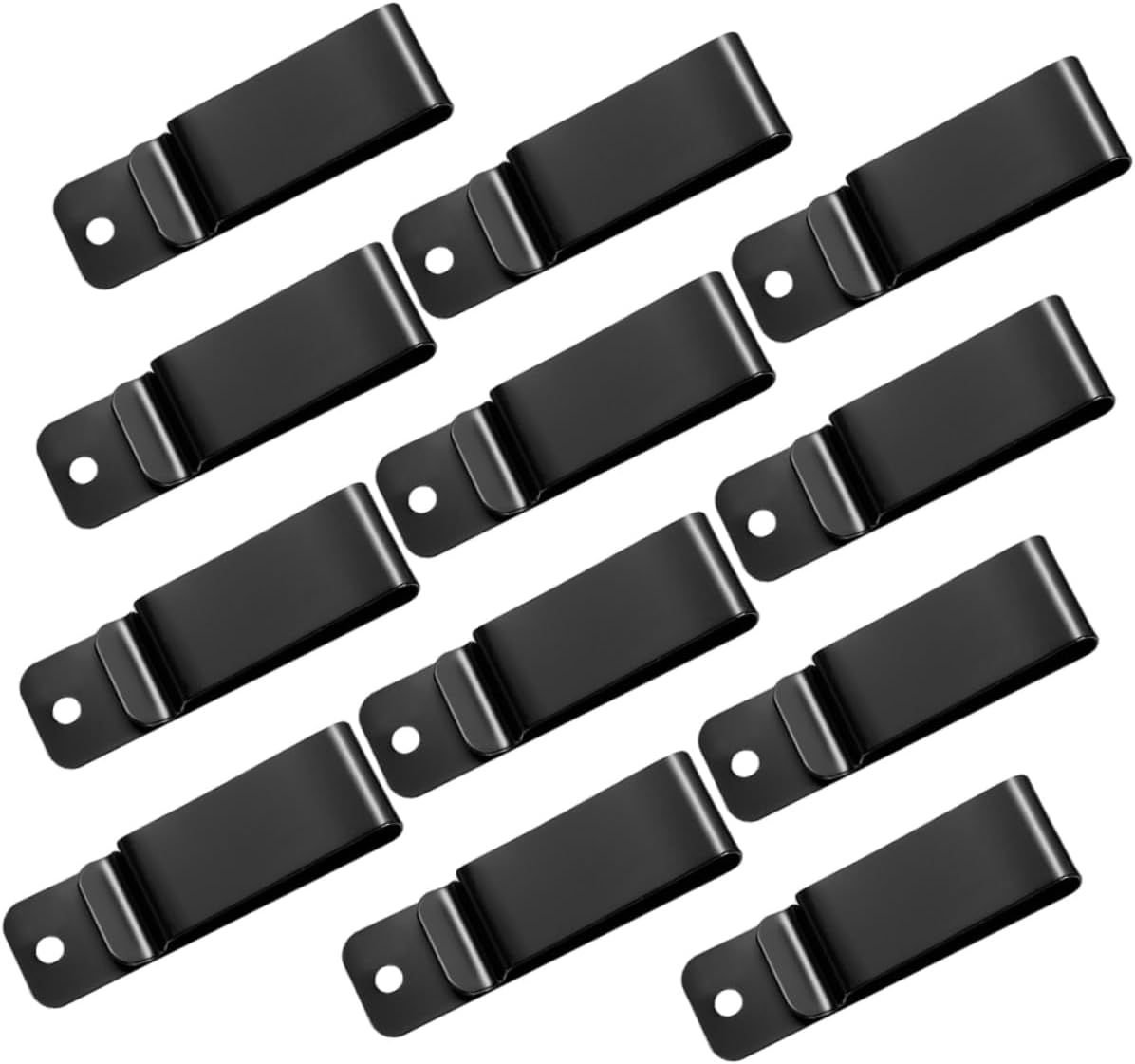 FOYTOKI Metal Belt Clip Keyring for Phone and Wallet Stylish Stainless Steel Outdoor Bag Clip Multi-Functional Sling Strap Secure Travel Accessory image number 4