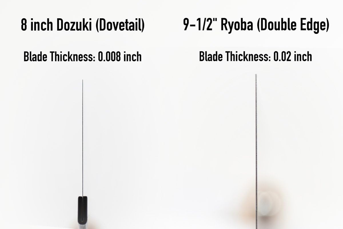 SUIZAN Dozuki Dovetail Saw 210Mm Crosscut 0.2Mm Ultra Thin Blade - Professional Japanese Pullsaw Handsaw Woodworking Tools image number 5