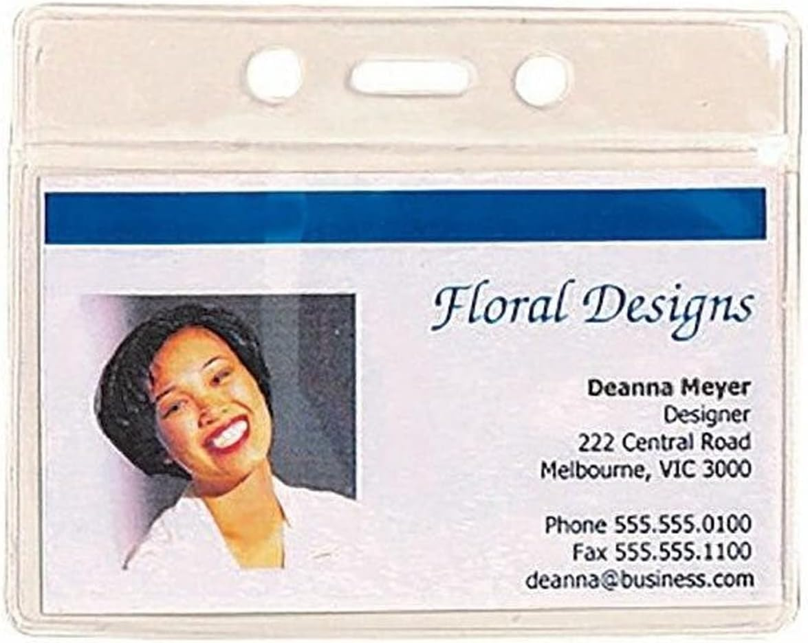 Rexel 9801112 ID Pouch Soft Landscape 94X78MM,10PK