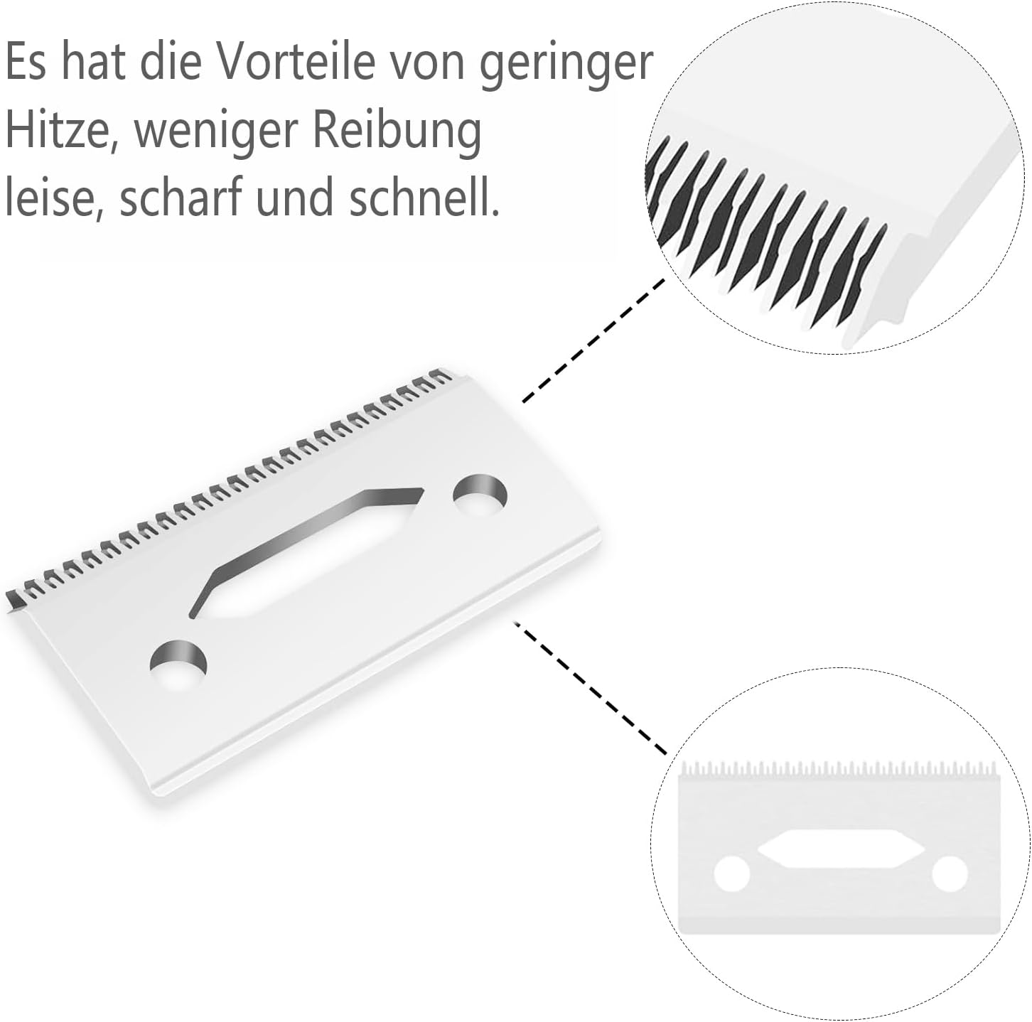 Kaynway Hair Trimmer Replacement Blade Stagger Adjustable Cutting Blade Replacement Blades for Wahl Magic Clip Senior 100Th Anniversary Clipper 8591/8148/8504/81919/1006/8400