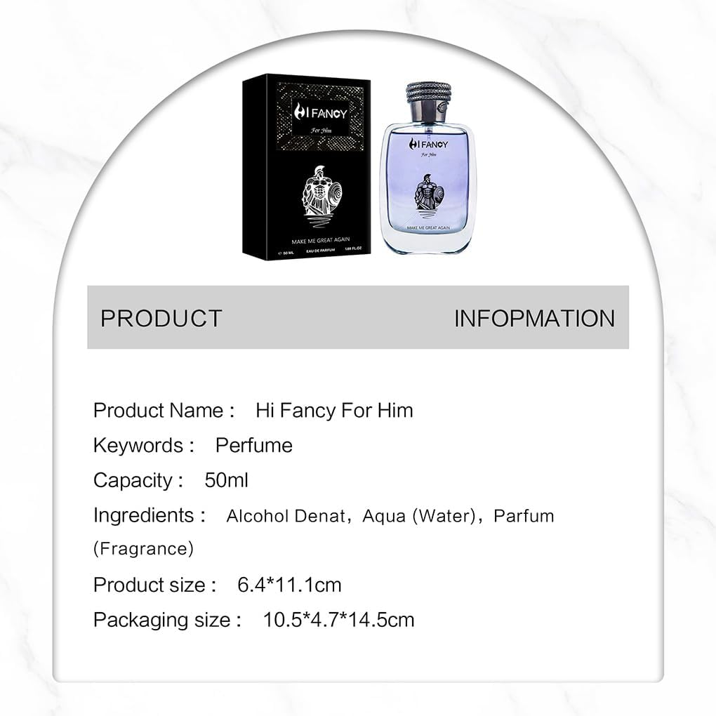 SUIOPPYUW Safe and Reliable Perfume for Men with Unique Formula and Unique Fragrance Cologne for Men Formula 50Ml Fragrances Long image number 3