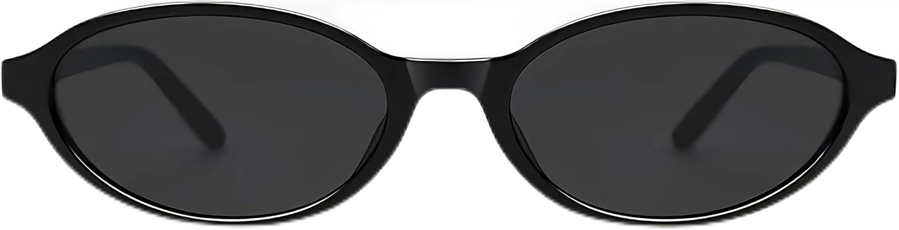 Trendy Retro Oval Cat-Eye Sunglasses, Millennium Trend Women'S Sunglasses, UV Protection against the Sun, Lightweight Narrow Retro Fashionable Glasses, Trendy Designer Sunglasses