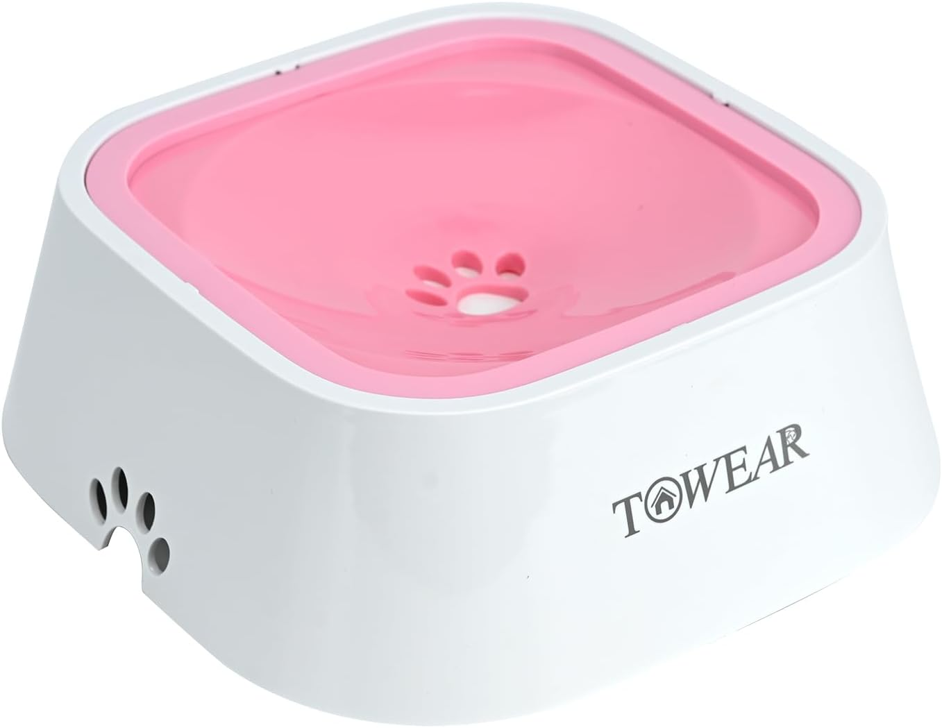 No Splash Dog Water Bowl with Floating Disk, 1.5L Slow Drinking Feeder, Anti-Overflow Anti-Choking No Spill Pet Water Bowl for Dog Cat Puppy Kitten (Sky Blue)