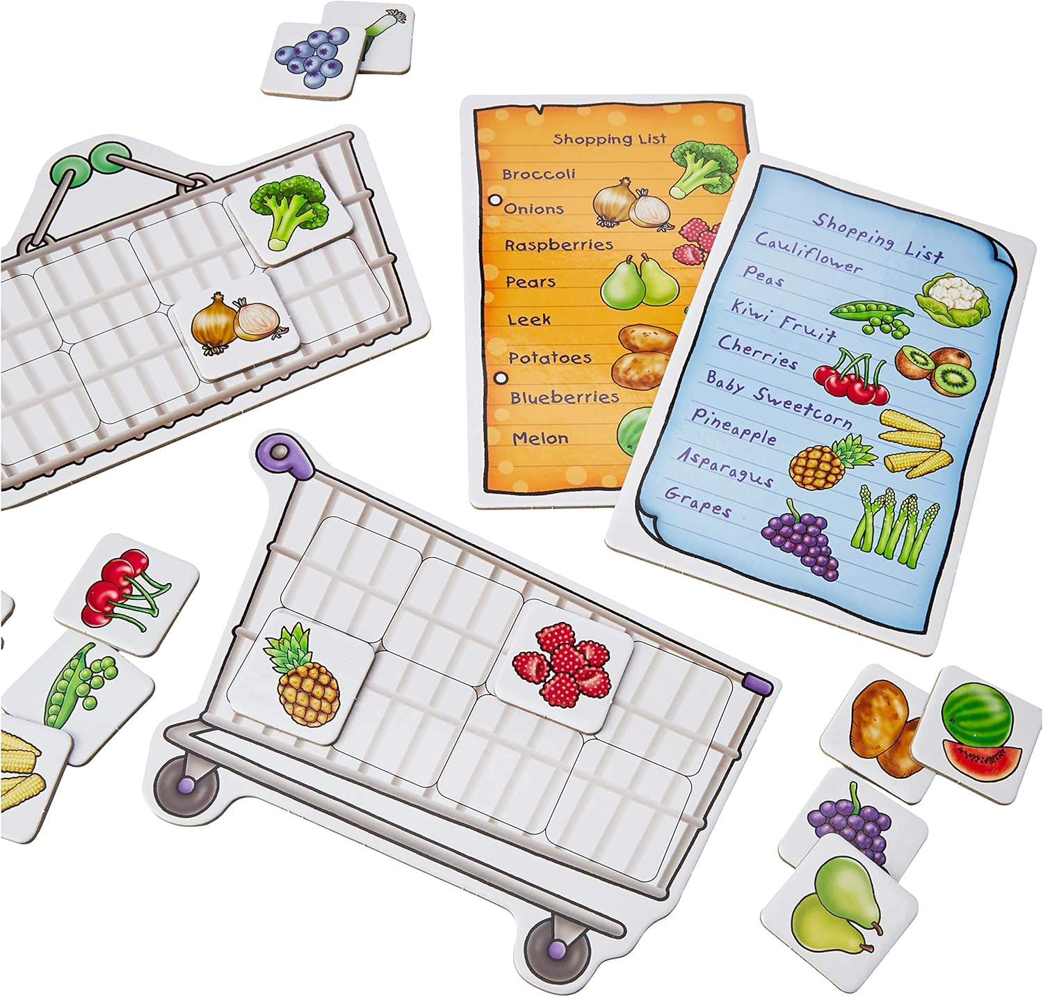 Orchard Toys - Shopping List Booster - Clothes & - Shopping List Booster - Fruit and Veg image number 5